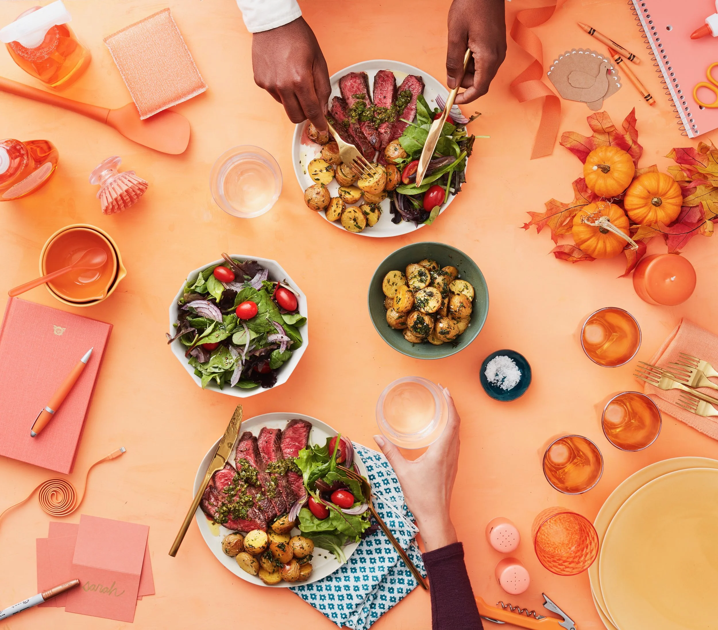 STEAK DINNER FOR TWO