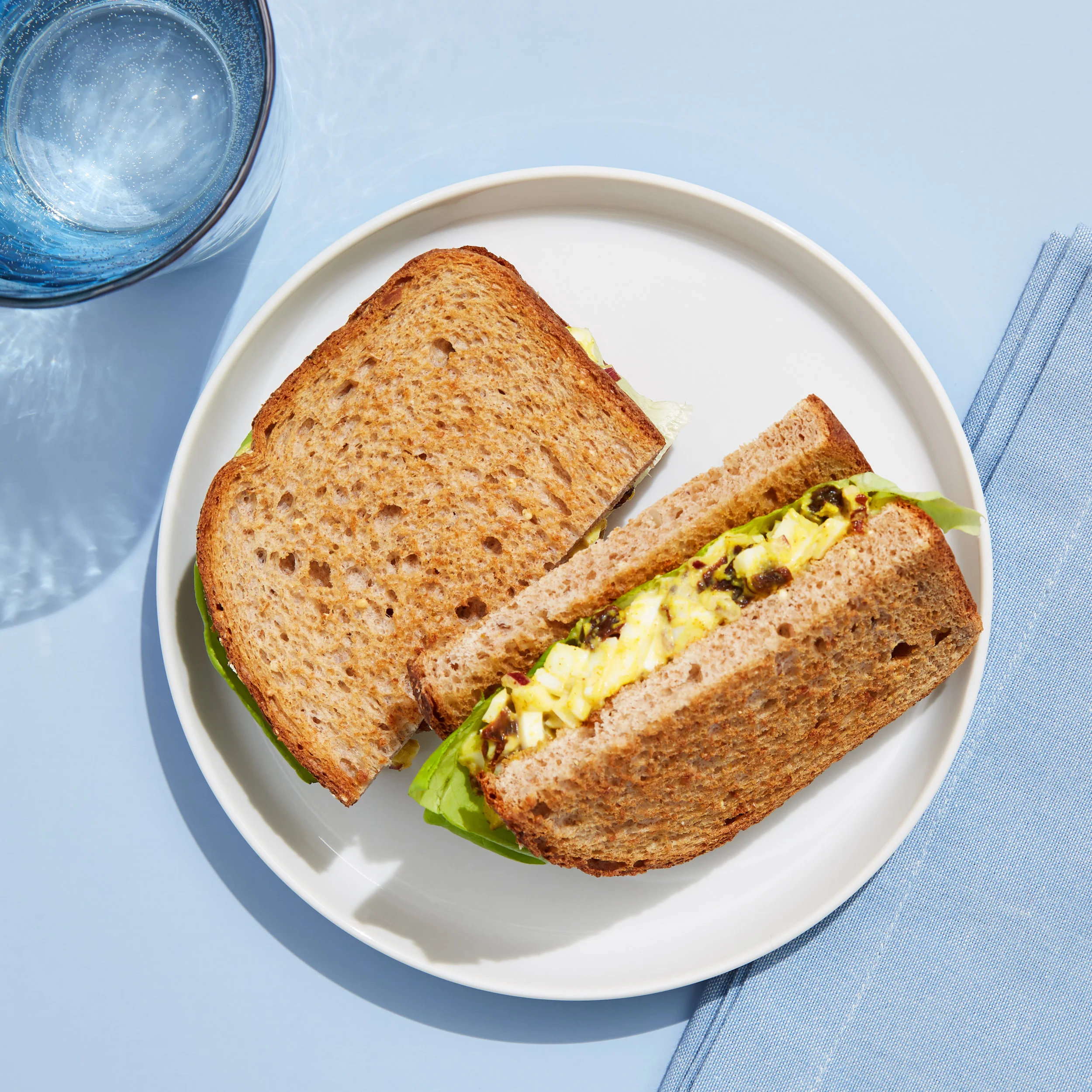 Not your average egg salad sando for Weight Watchers