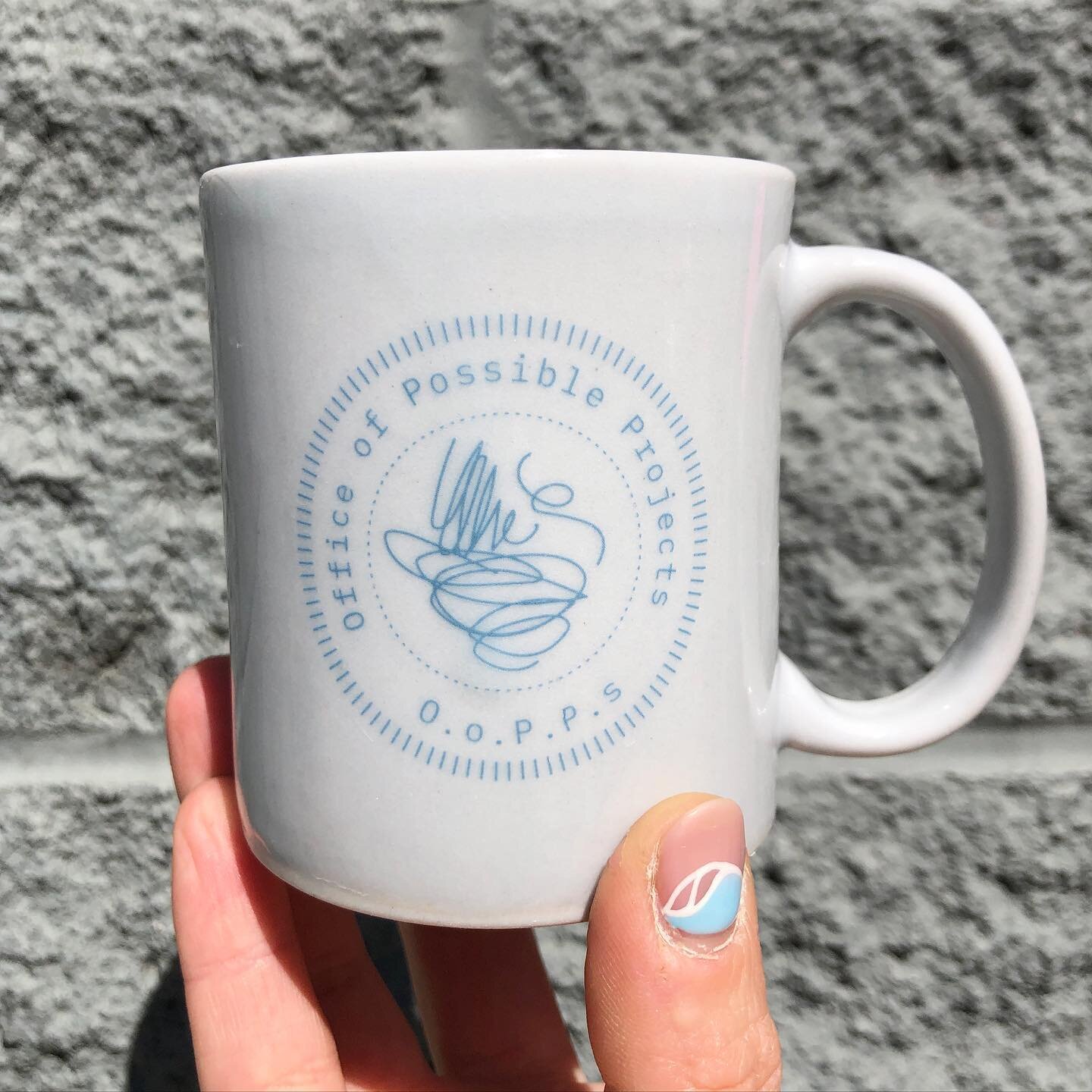 They&rsquo;re finally here! I made another big batch of these slip cast #officeofpossibleprojects mugs!!! Because they are cast from actual #officemugs, they safely hold ~7 ounces - perfect for a cappuccino or a small cuppa coffee. I&rsquo;m selling 