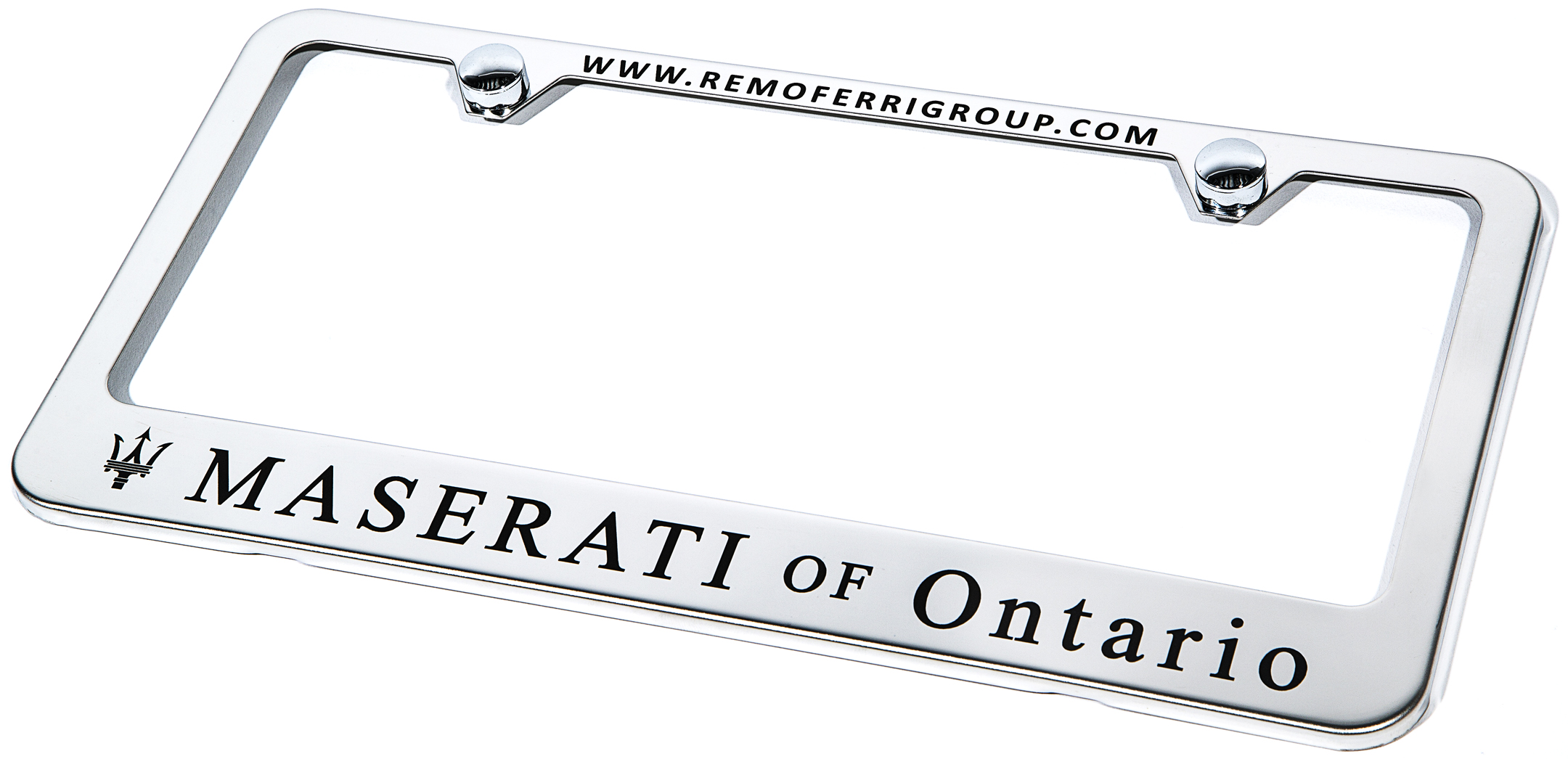 Custom Stainless Steel Laser Etched License Plate Frames