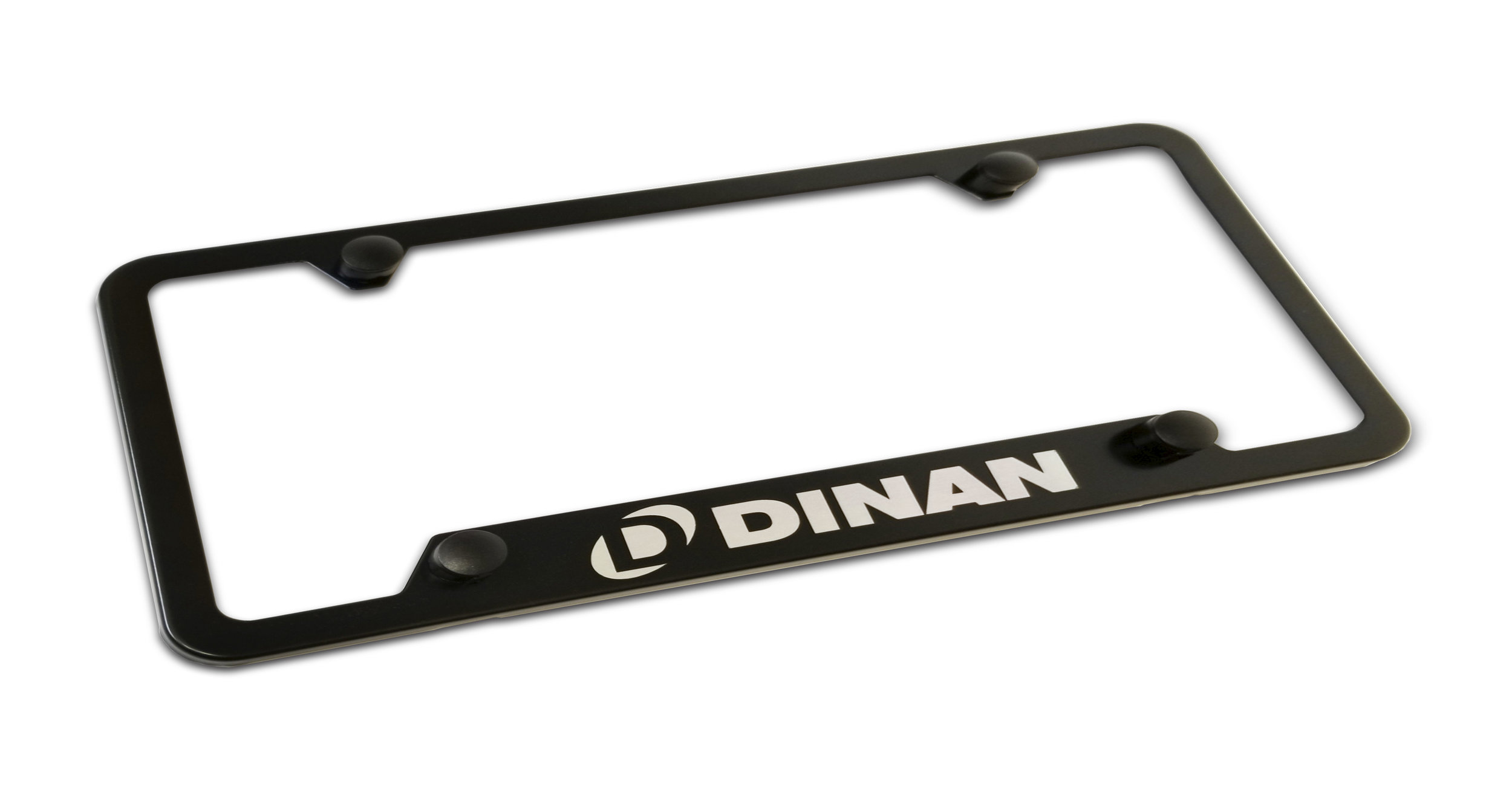 Custom Black Dinan License Plate Frame