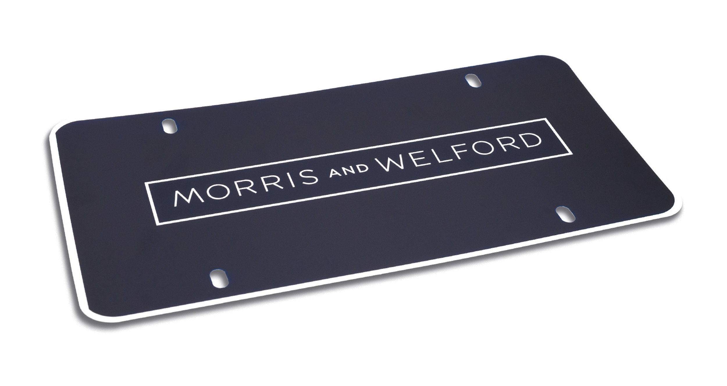 Custom Morris and Welford Polyester Insert Card