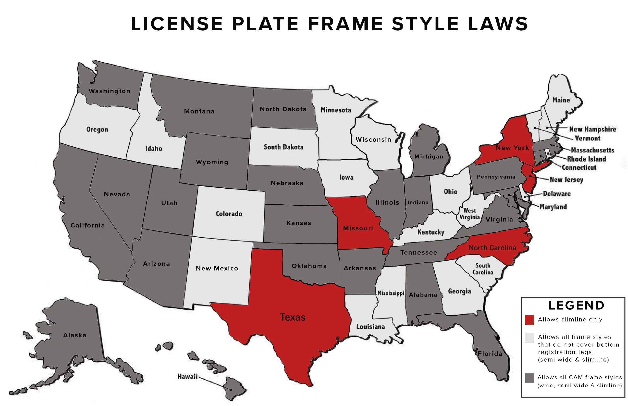 What States Don’T Require Front License Plates? – WXCQRB