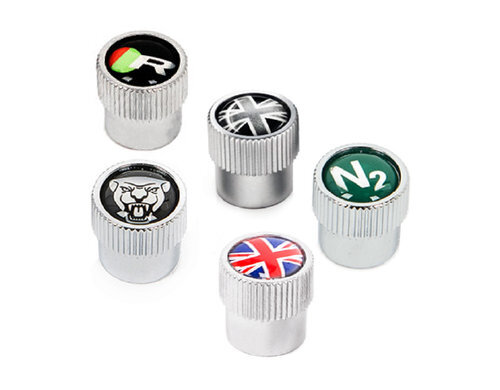 N/Y 4 Pieces Spiderman Chrome Plated Brass Tire Valve Stem Caps Dustproof Valve Covers for Auto Cars Tire Valve