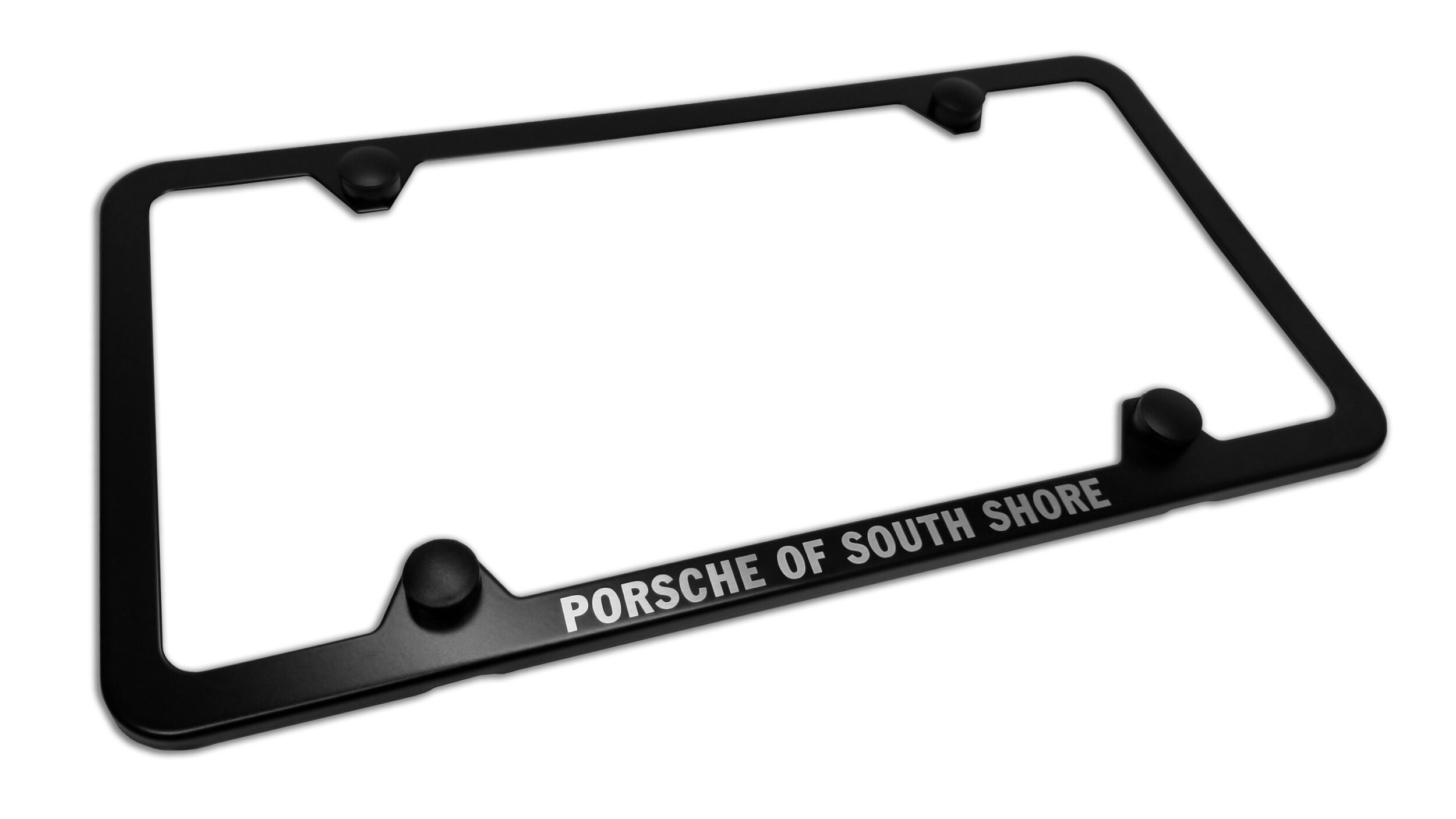 Camisasca Porsche of South Shore Slimline Stainless Steel Dealer License Plate Frame