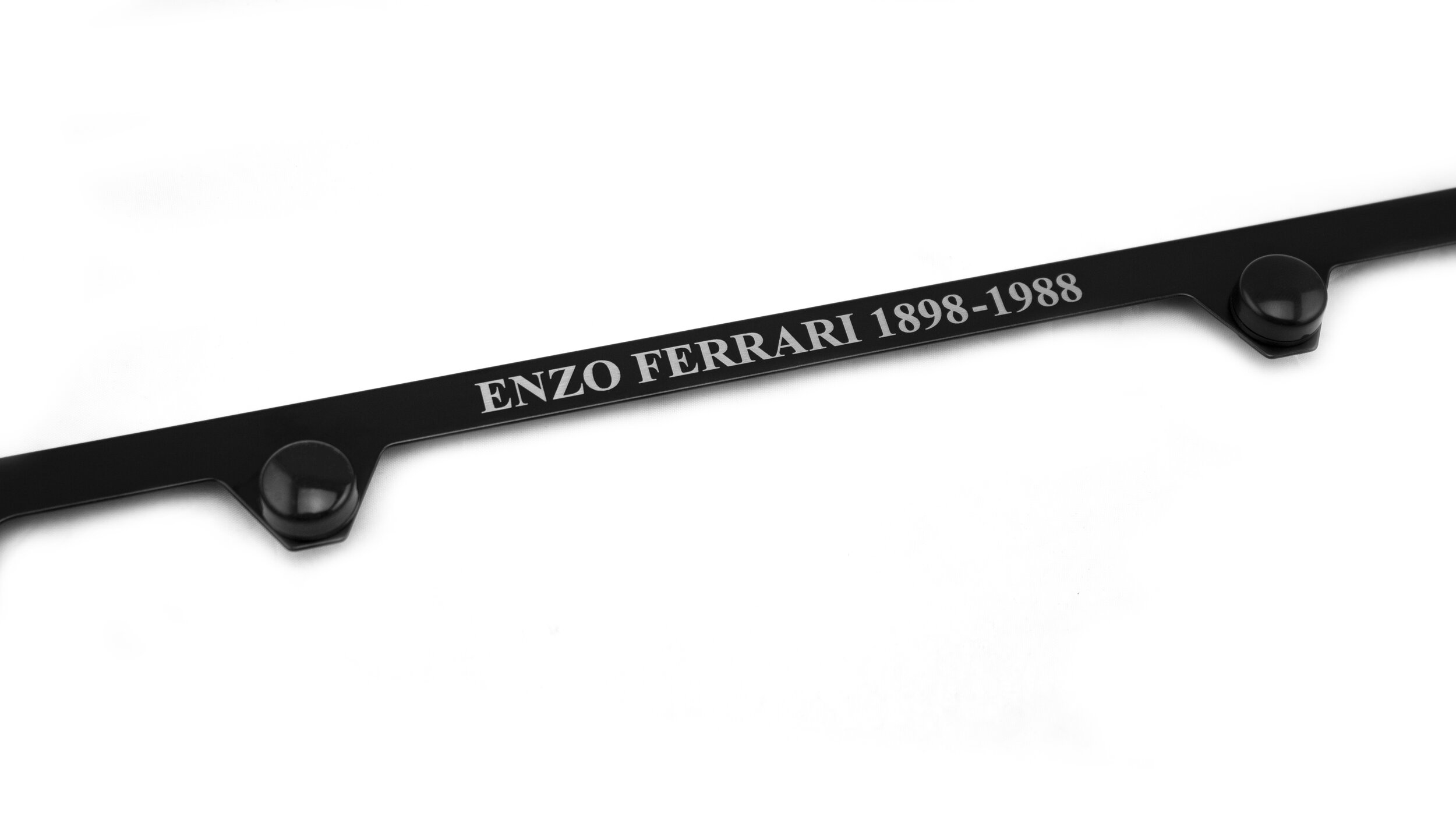 Camisasca Enzo Ferrari Stainless Steel Black License Plate Frame (Copy)
