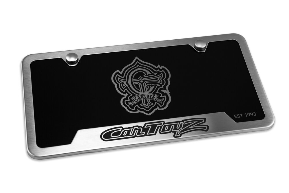 Distinctive Car Toyz Brushed Frame and Marque Plate.jpg