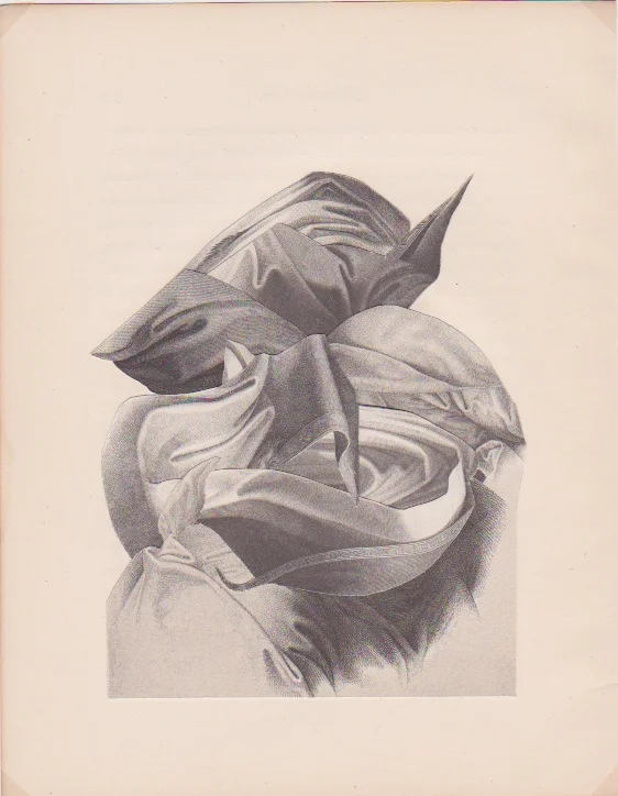 untitled (cloth) 2013 9½ x 7½"