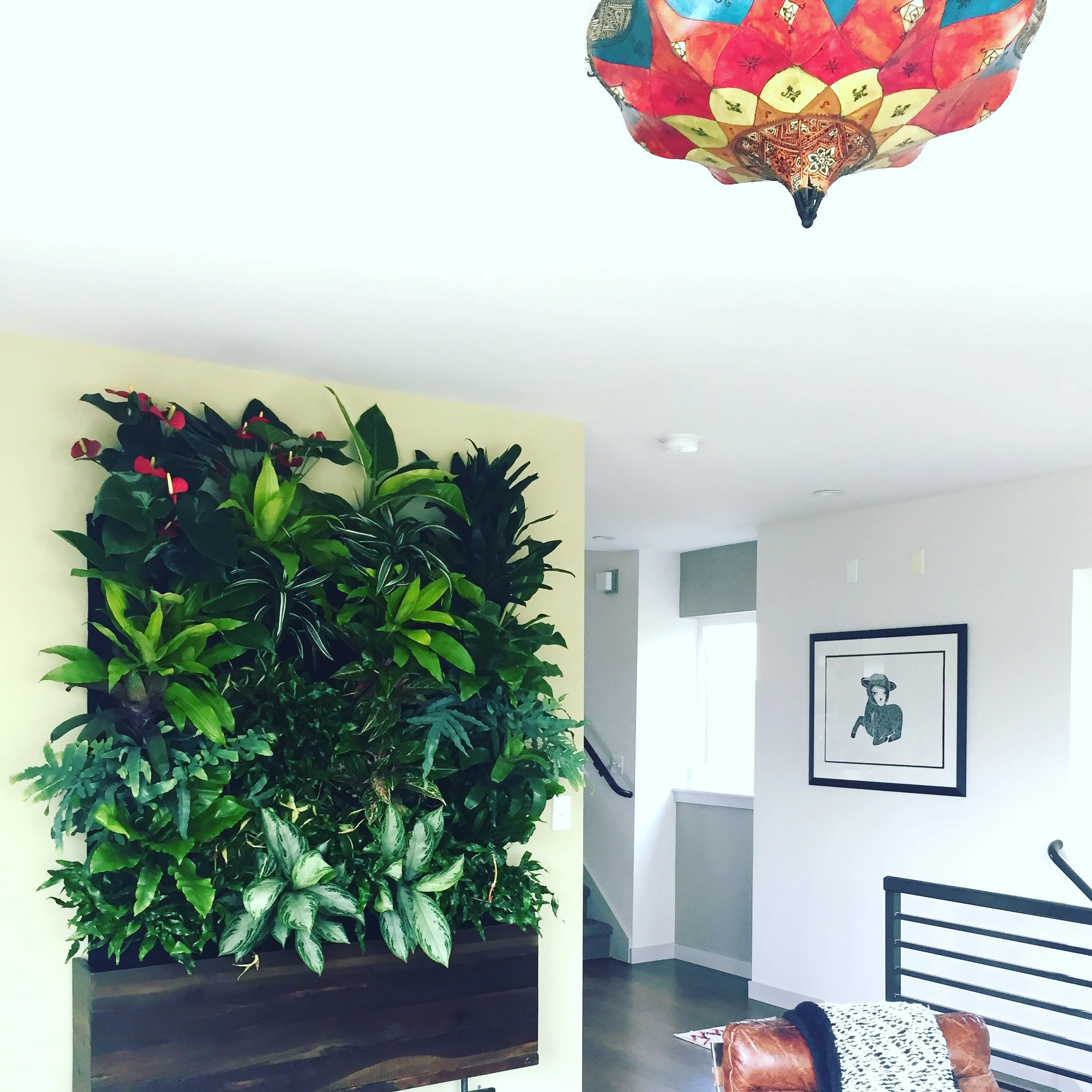 Stereo Room Confidential living wall, Seattle, WA