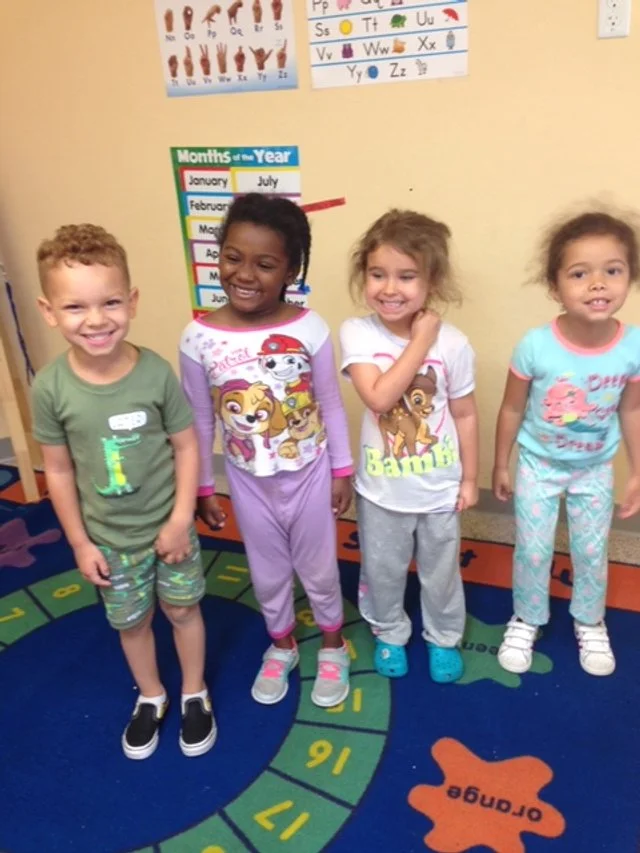 Preschoolers (3-year-olds) at Phoenix Preparatory Preschool, Central Phoenix