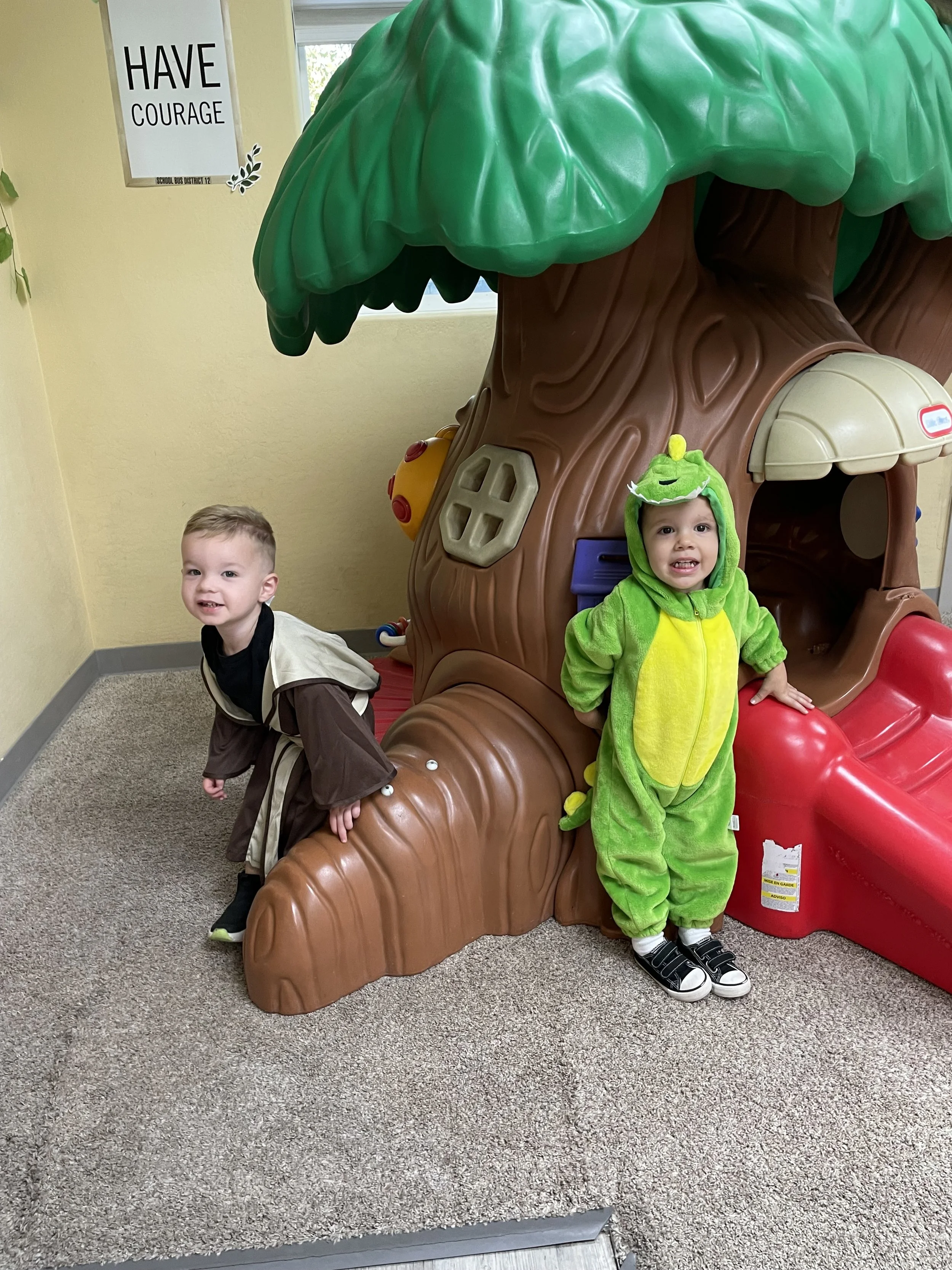 Waddlers, 1-year-olds, at Phoenix Preparatory Preschool in Central Phoenix