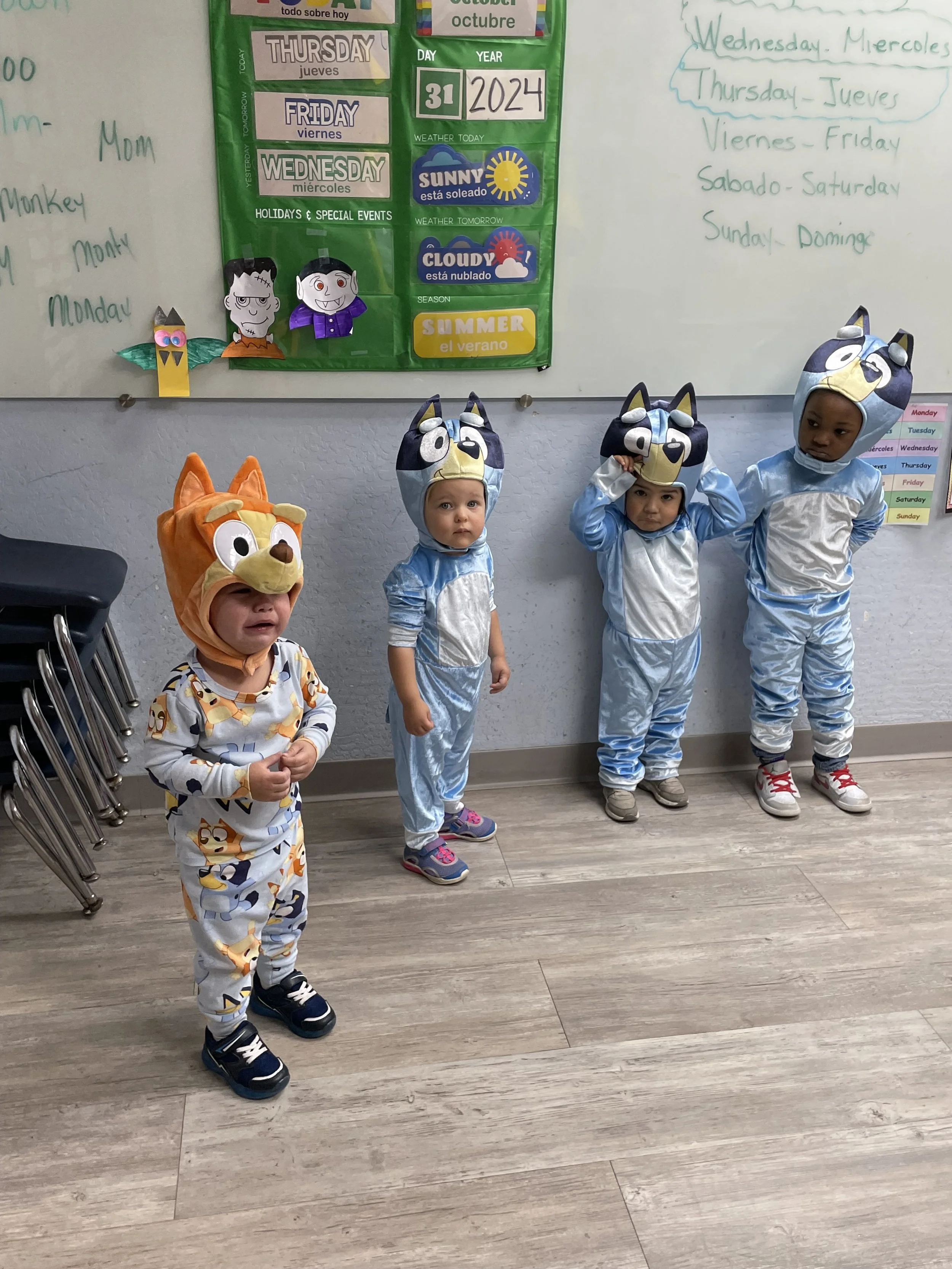 Toddlers, 2-year-olds, at Phoenix Preparatory Preschool in Central Phoenix