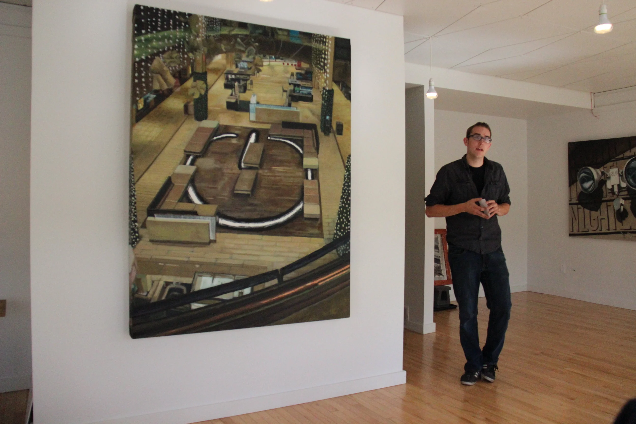 Forgotten Spaces Exhibition (Mid Breath painting Series)