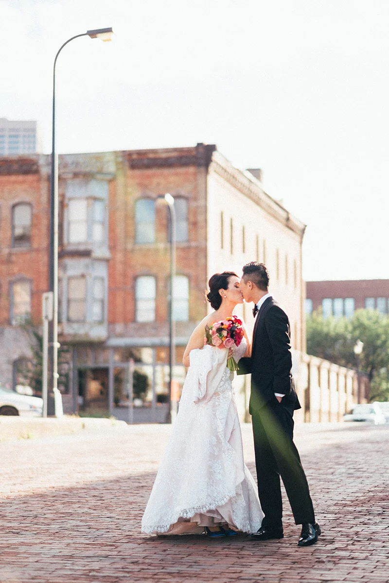 Christina and Ben outside The Bachelor Farmer restaurant in Minneapolis. Fuji X-Pro1 + 56mm f1.2 lens