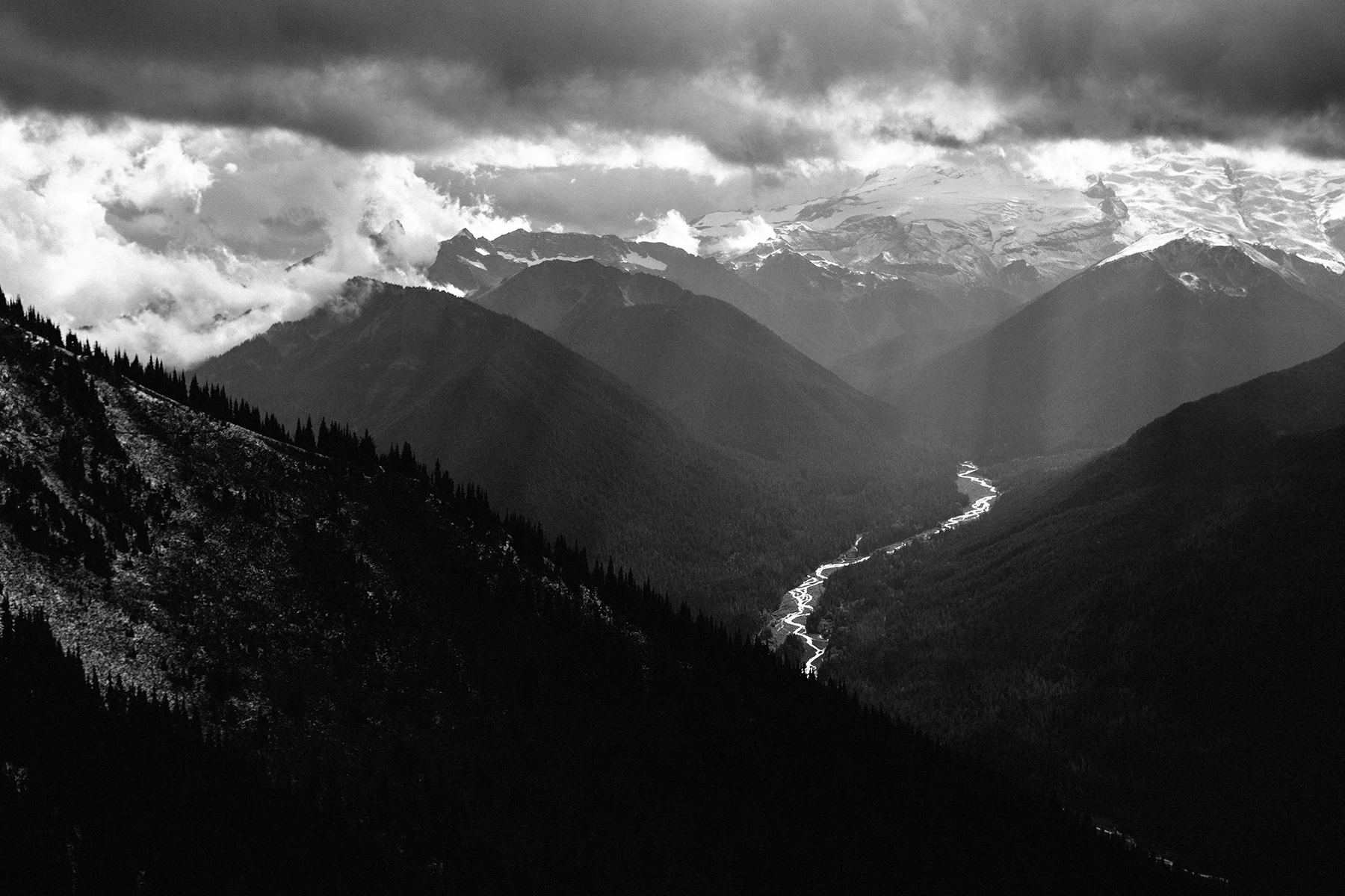 The top of Crystal Mountain, WA