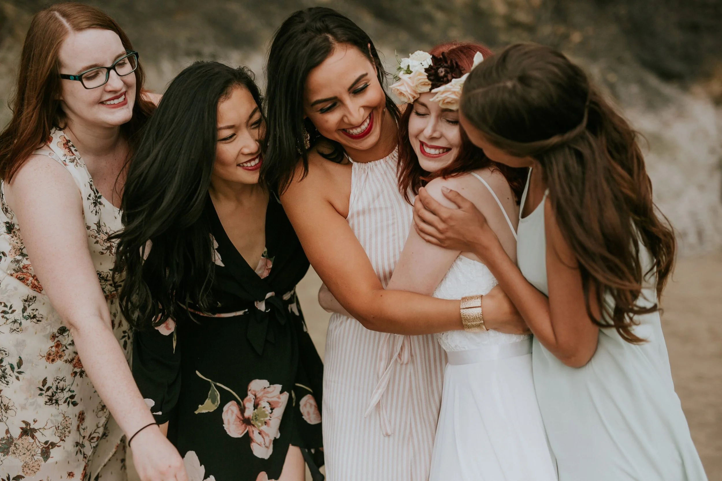 Hug Point, Oregon Intimate Elopement- The soft Season Photography