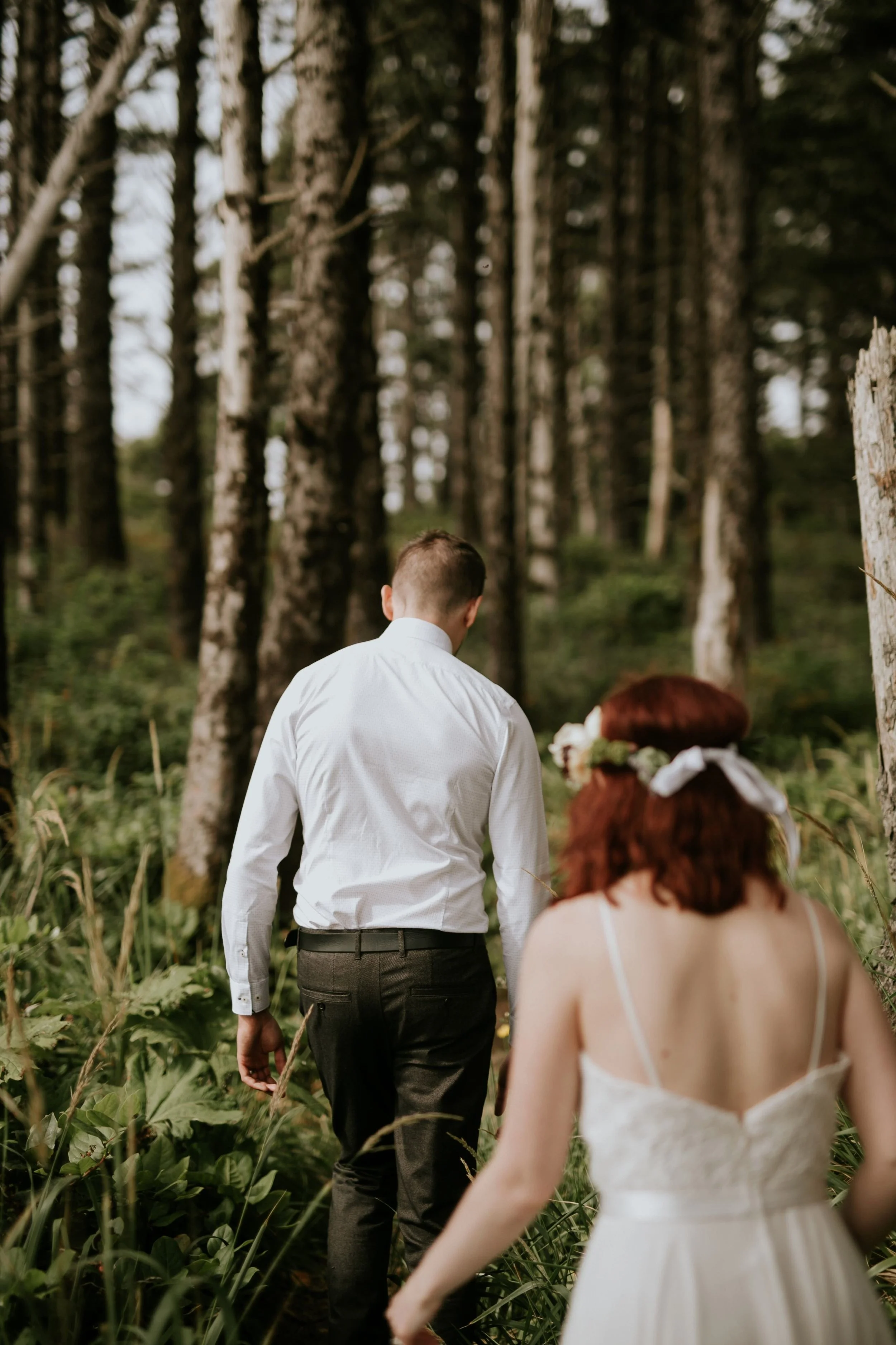 Hug Point, Oregon Intimate Elopement- The soft Season Photography