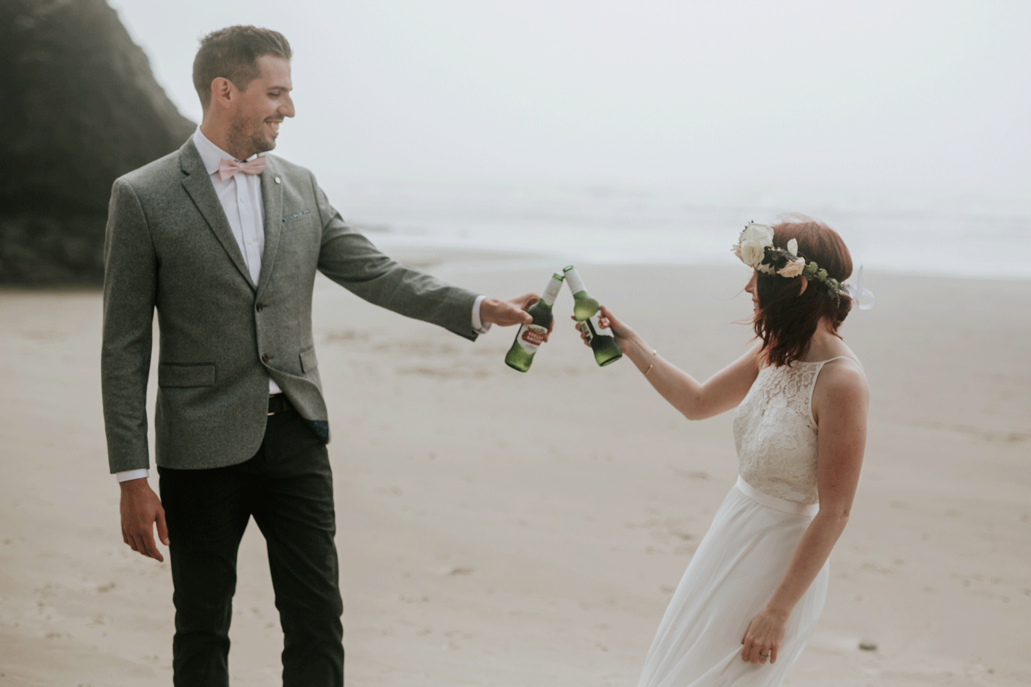 Hug Point Oregon - Intimate Elopement- The Soft Season (2).gif