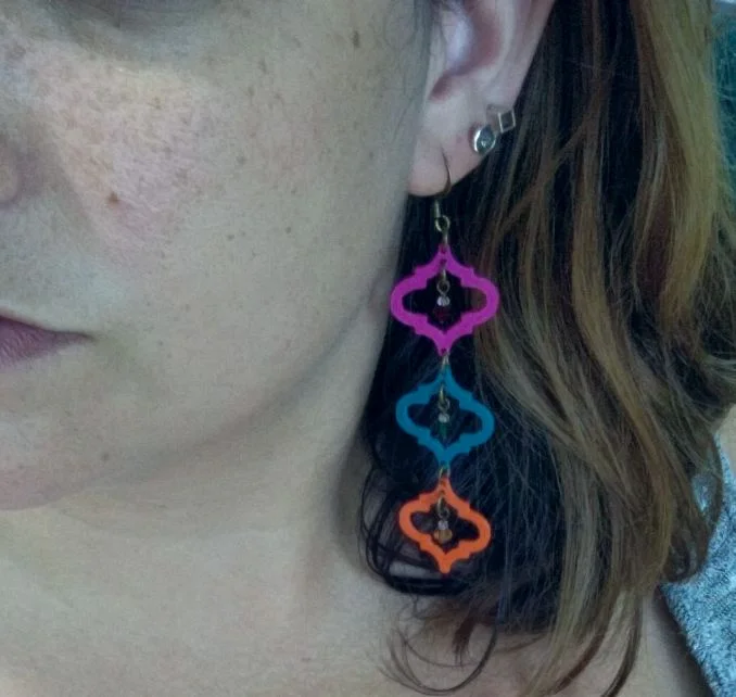 Moroccan3 Magenta Dark Teal and Orange ABS with Swarovskis Ear.jpg