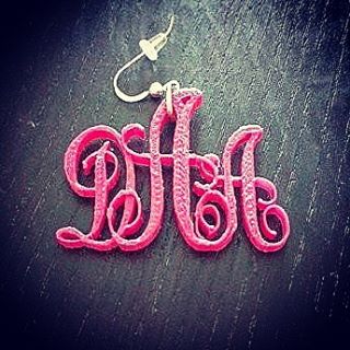 #monogram #earrings #monogramearrings #monogramjewelry #monogramaccessories #personlized #accessories #shopsmall #staylocal #supportadream