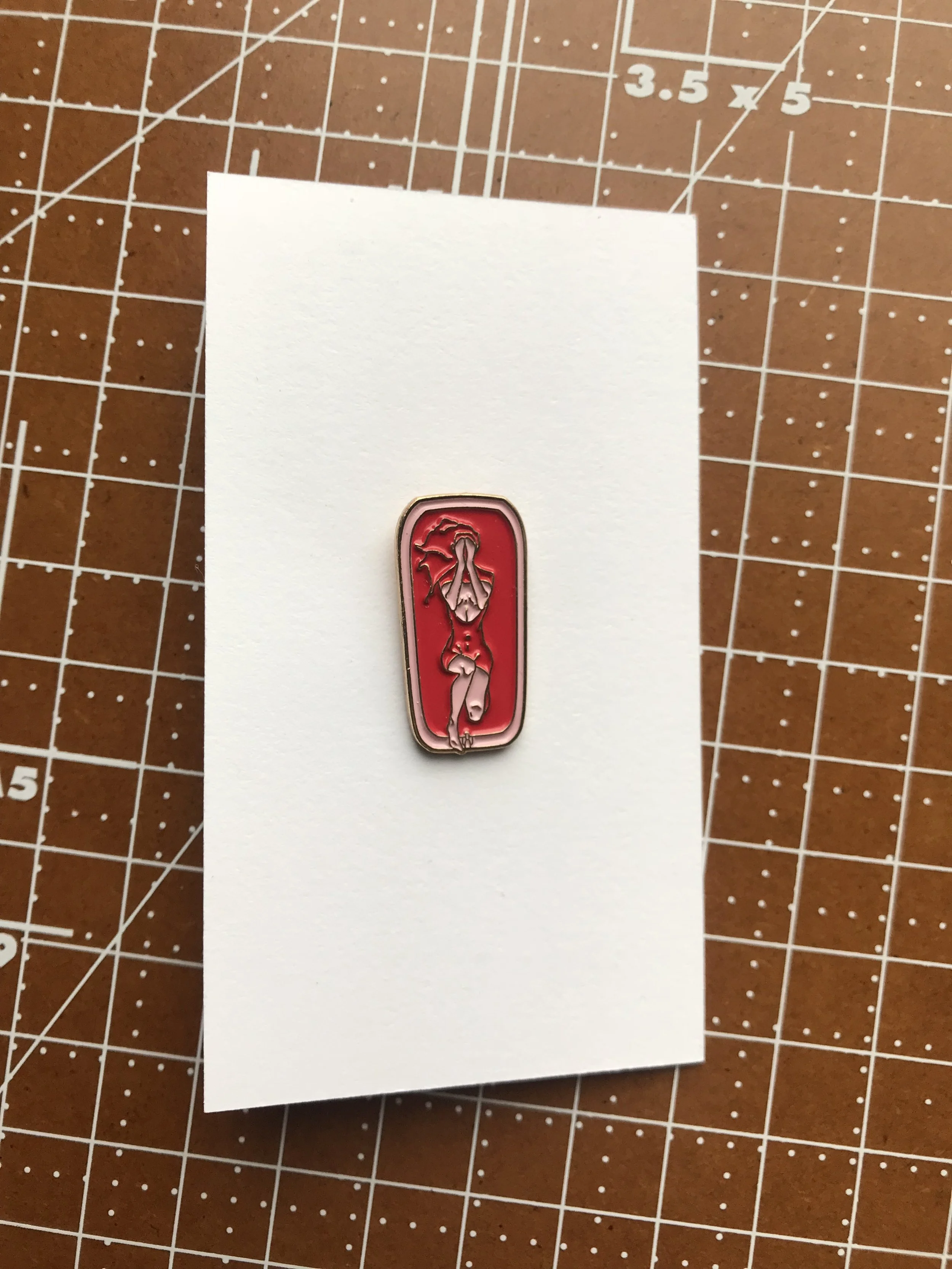 Bloodbath Pin designed by Sam Crow