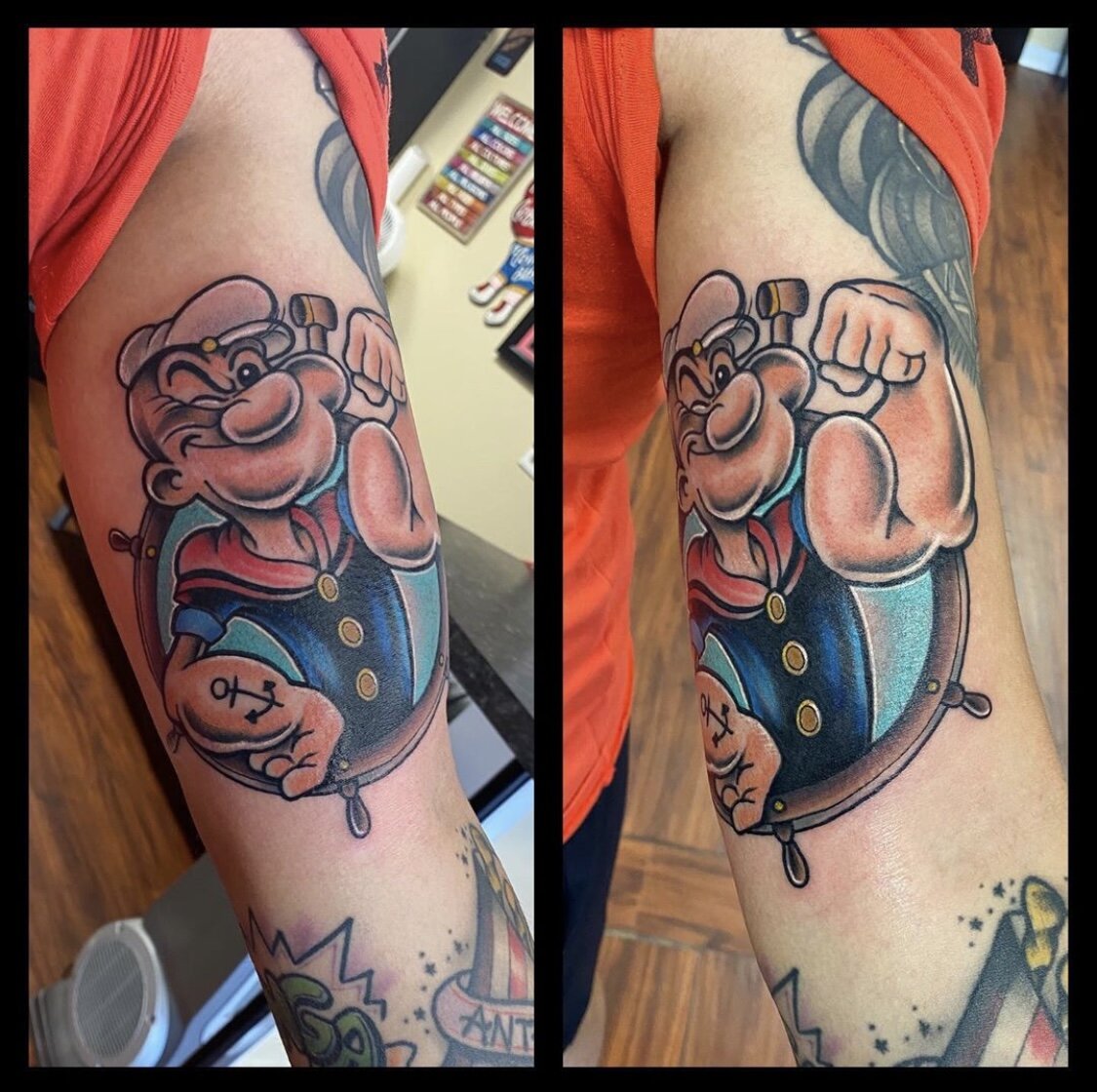 70 Popeye Tattoo Designs for Men [2024 Inspiration Guide] | Popeye tattoo, Tattoo  designs men, Tattoo designs