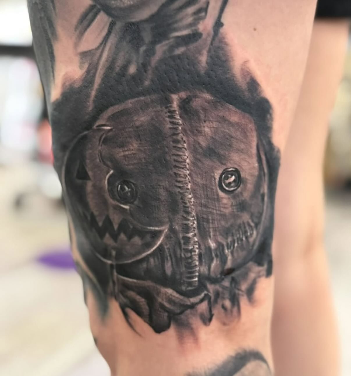 Done by George! He’s looking to take on some new projects so stop on in the studio and schedule with him!