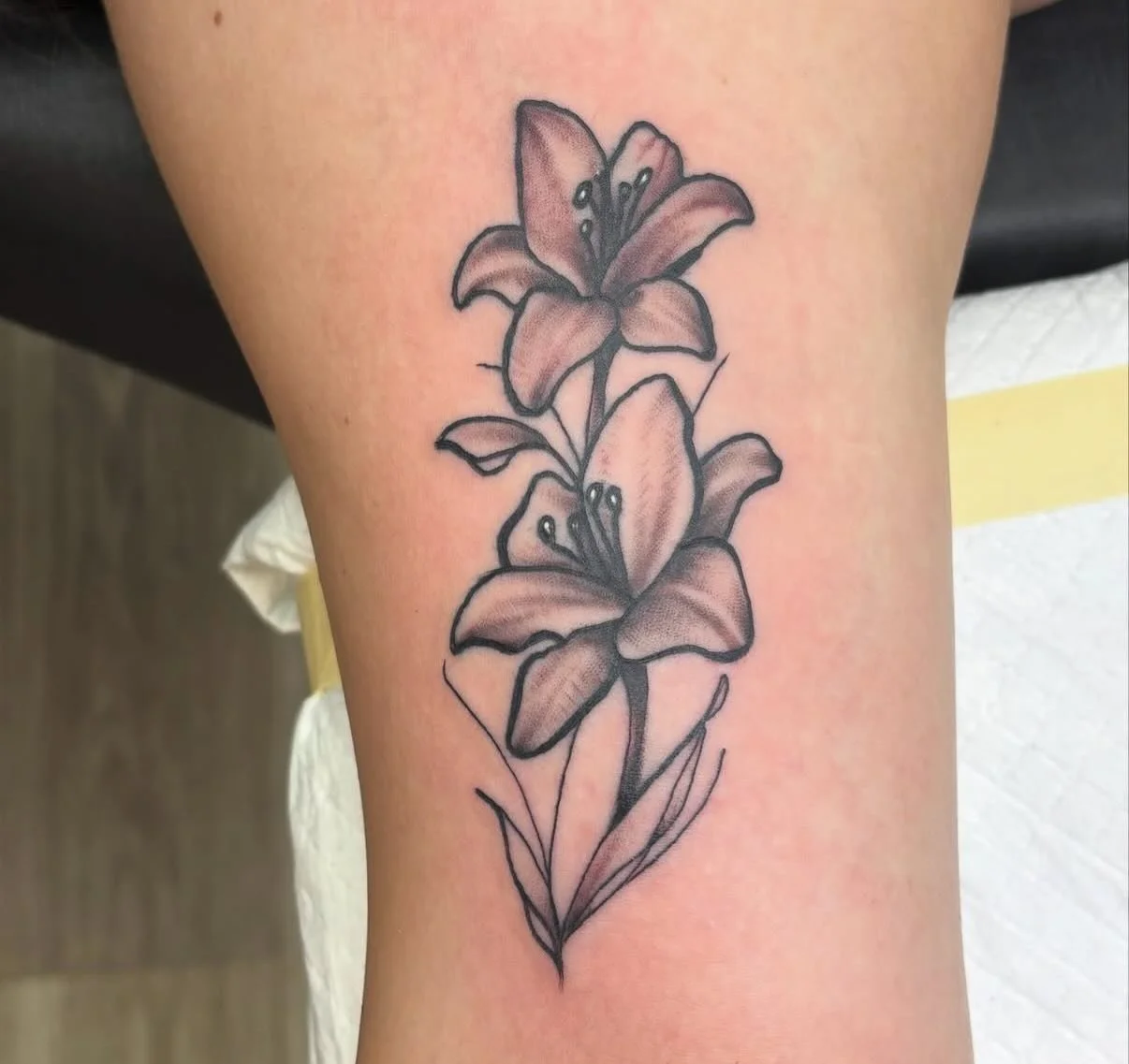 Small floral work done by Carlos
