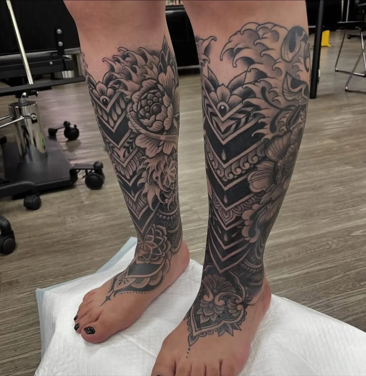 Check out these lower legs done by Dan!