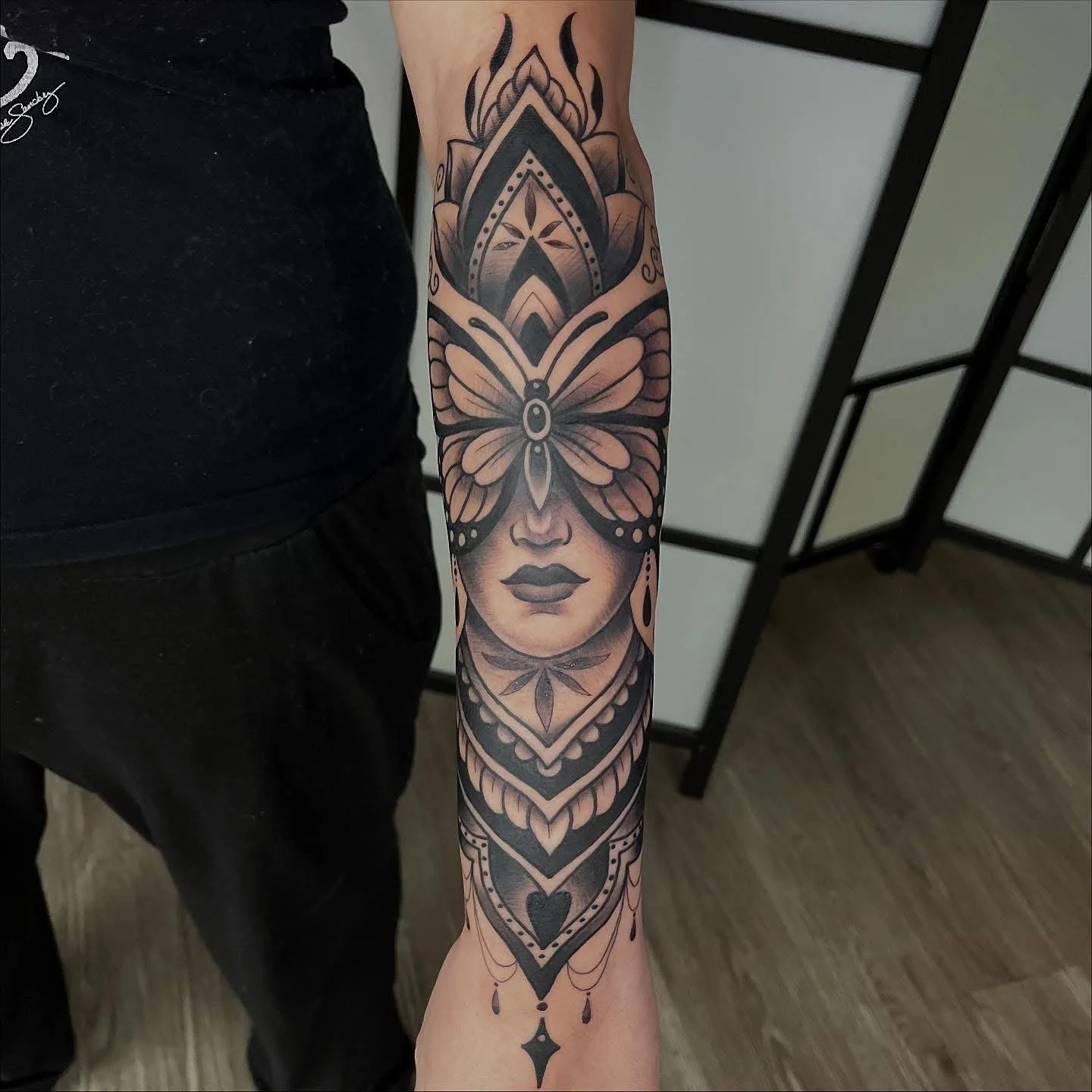 Done by Dan! He had availability in his books before Christmas! Stop on in Tuesday-Saturday and schedule that tattoo you deserve for the holidays!