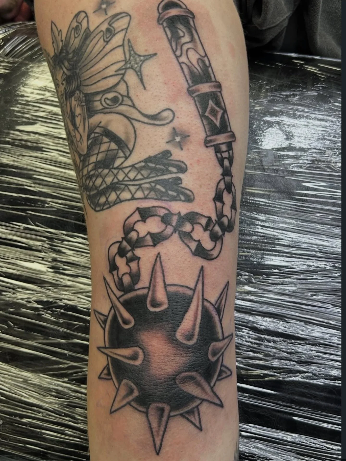 Elbow jammer done by Hailey!