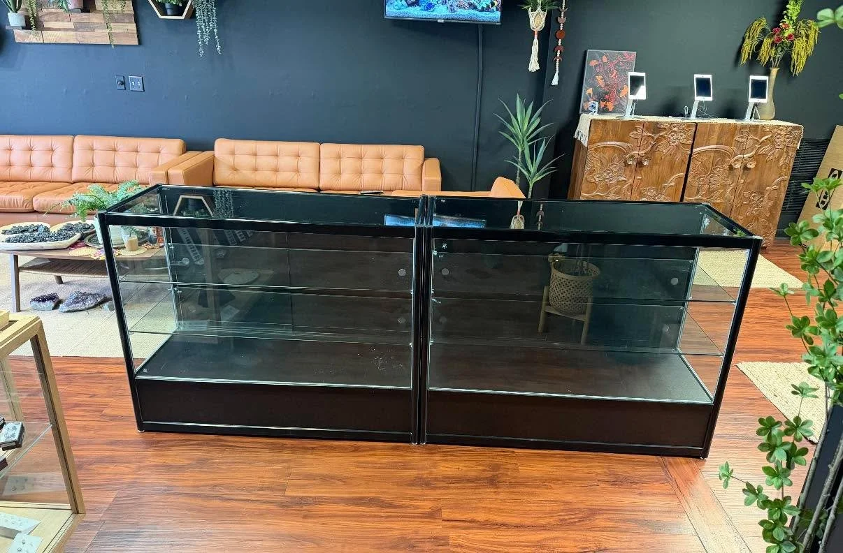 Hey everyone! We&rsquo;re in the mix of a new remodel and figured we&rsquo;d post on here. If anyone&rsquo;s interested we&rsquo;ve got some display cases for sale. 

2- Ikea 71&rdquo;H  18&rdquo; W 18&rdquo; D (front opening $300 each) 

2- 48&rdquo