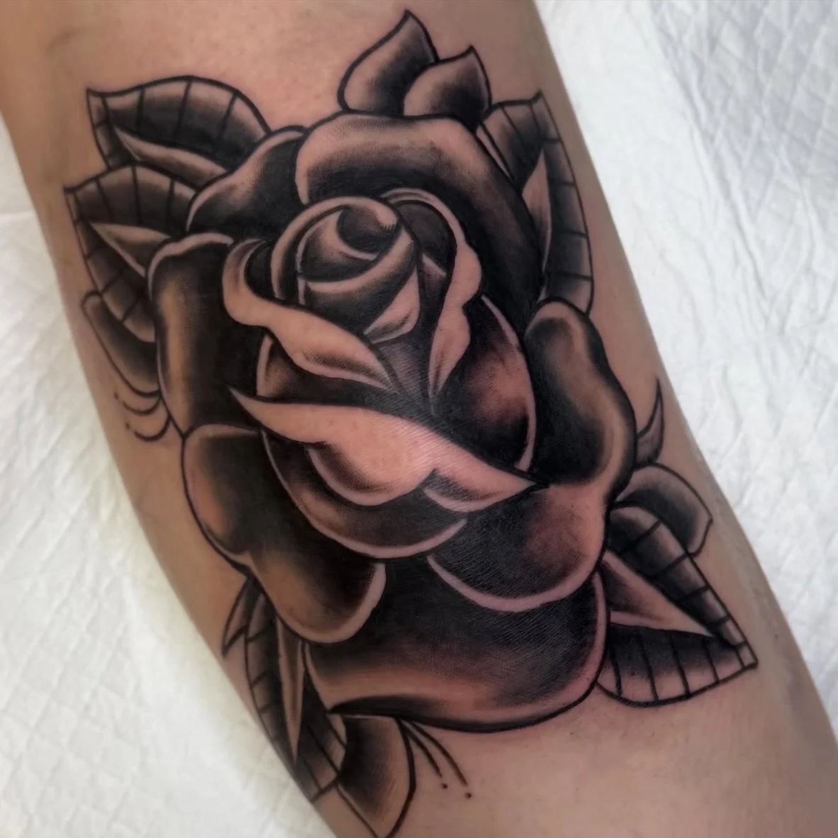 Knee rose done by Amy