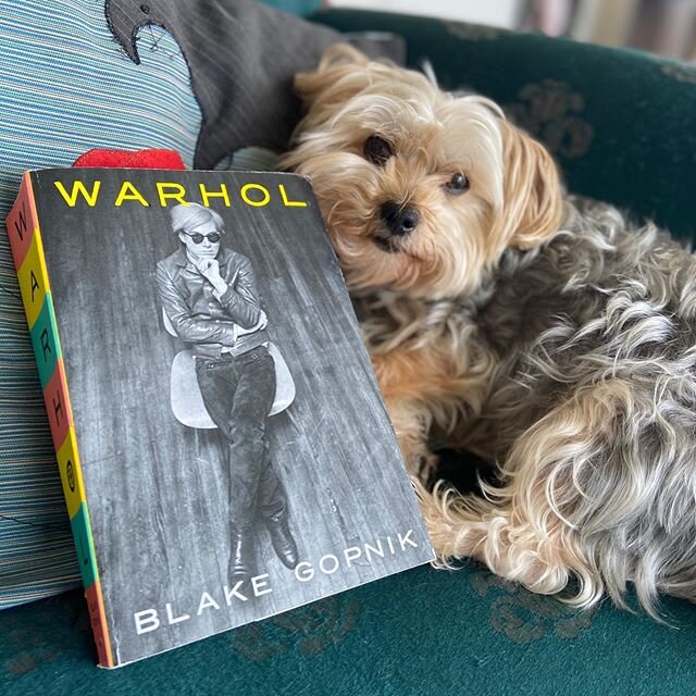 Congratulations to our friend Blake Gopnik on this, the US publication date of his super readable, thoroughly researched biography of Andy Warhol! Rocky and I curled up with our copy and learned about the artist&rsquo;s youth in Pittsburgh&rsquo;s Ru