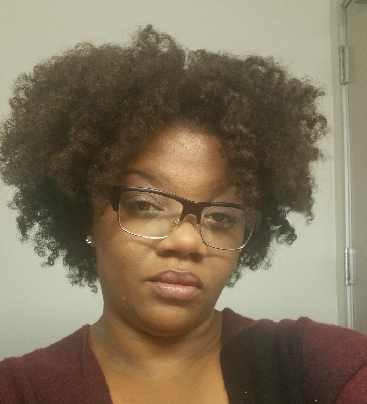 Second day hair that I literally slept on the night before