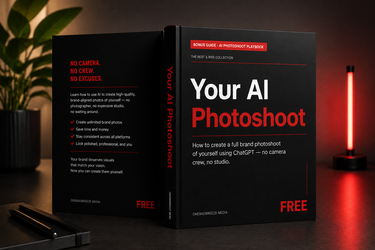 YOUR AI PHOTOSHOOT A free guide from The Rest & Rise Collection