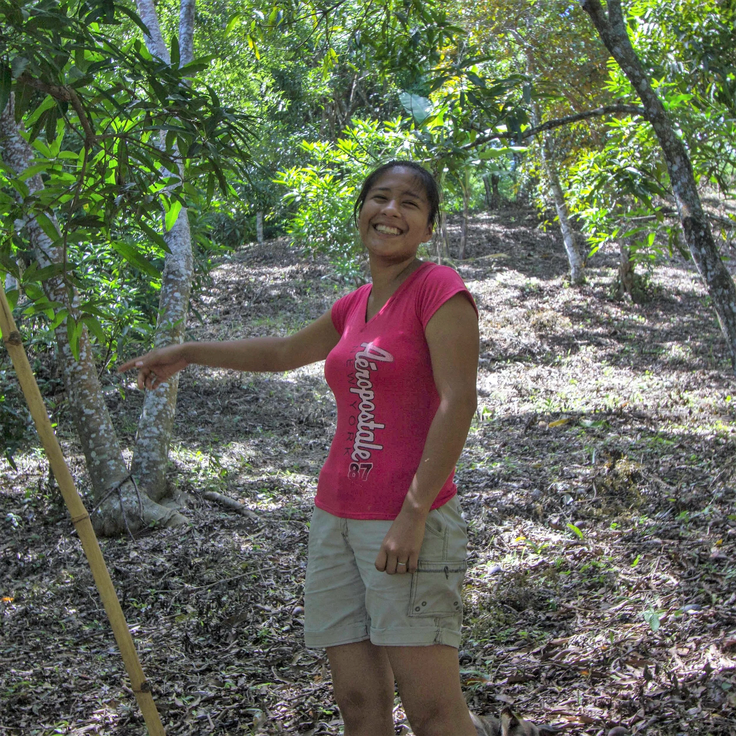 Name: Idalia Margarita Ruíz Rodriguez Age: 21 Product: Mango Family: Niece of Julio Rodriguez (right) Location: Diriomito, Nicaragua About: As a farmer, Idalia is relatively new and will admit she is still learning the tricks of the trade. However, she is no stranger to the mango cooperative itself. Idalia is not only a committed farmer, but also the official secretary and a member of the group's education committee. 
