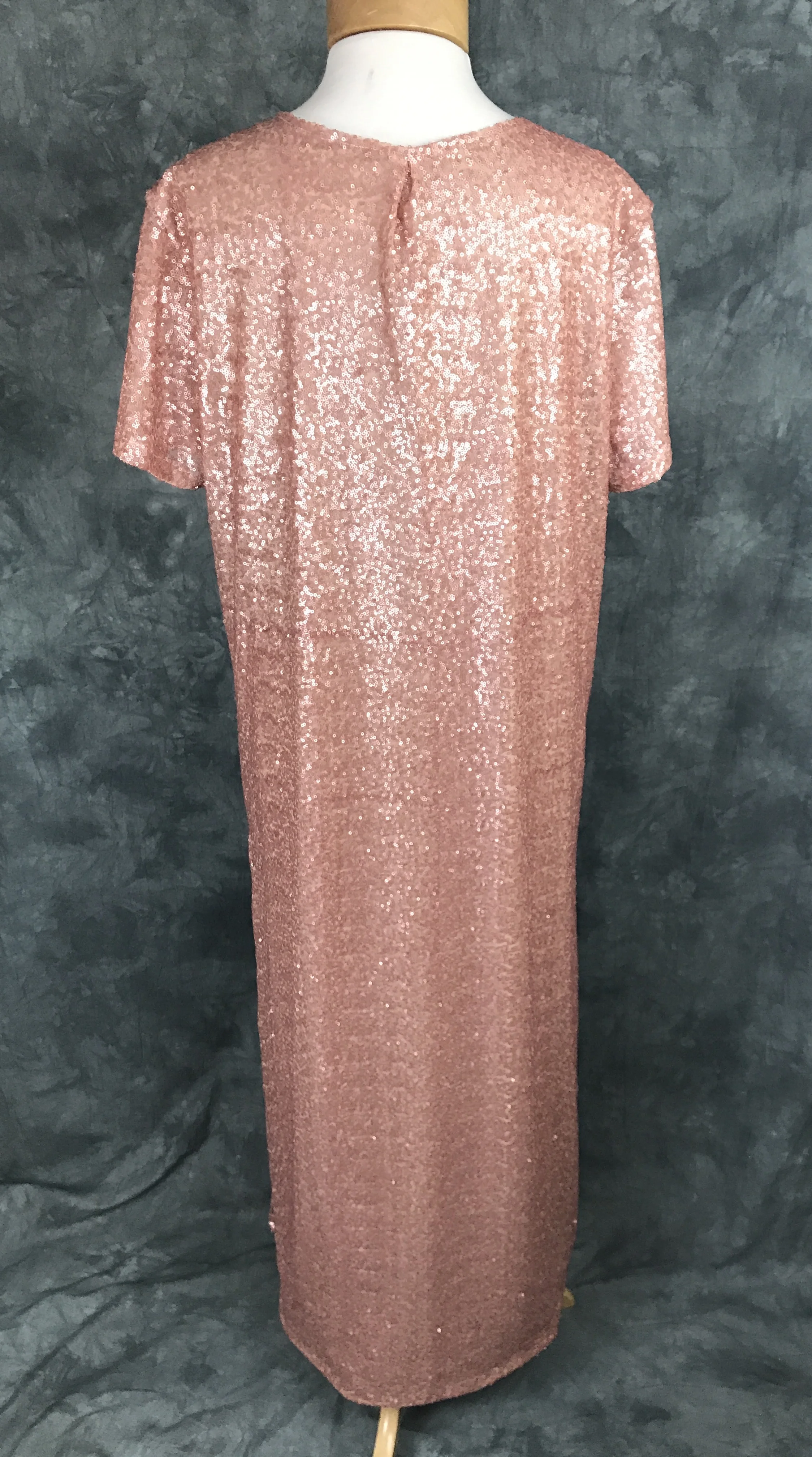 Rose Gold Sequin jennafergrace handmade Tunic Dress madeinusa californiaclothingline