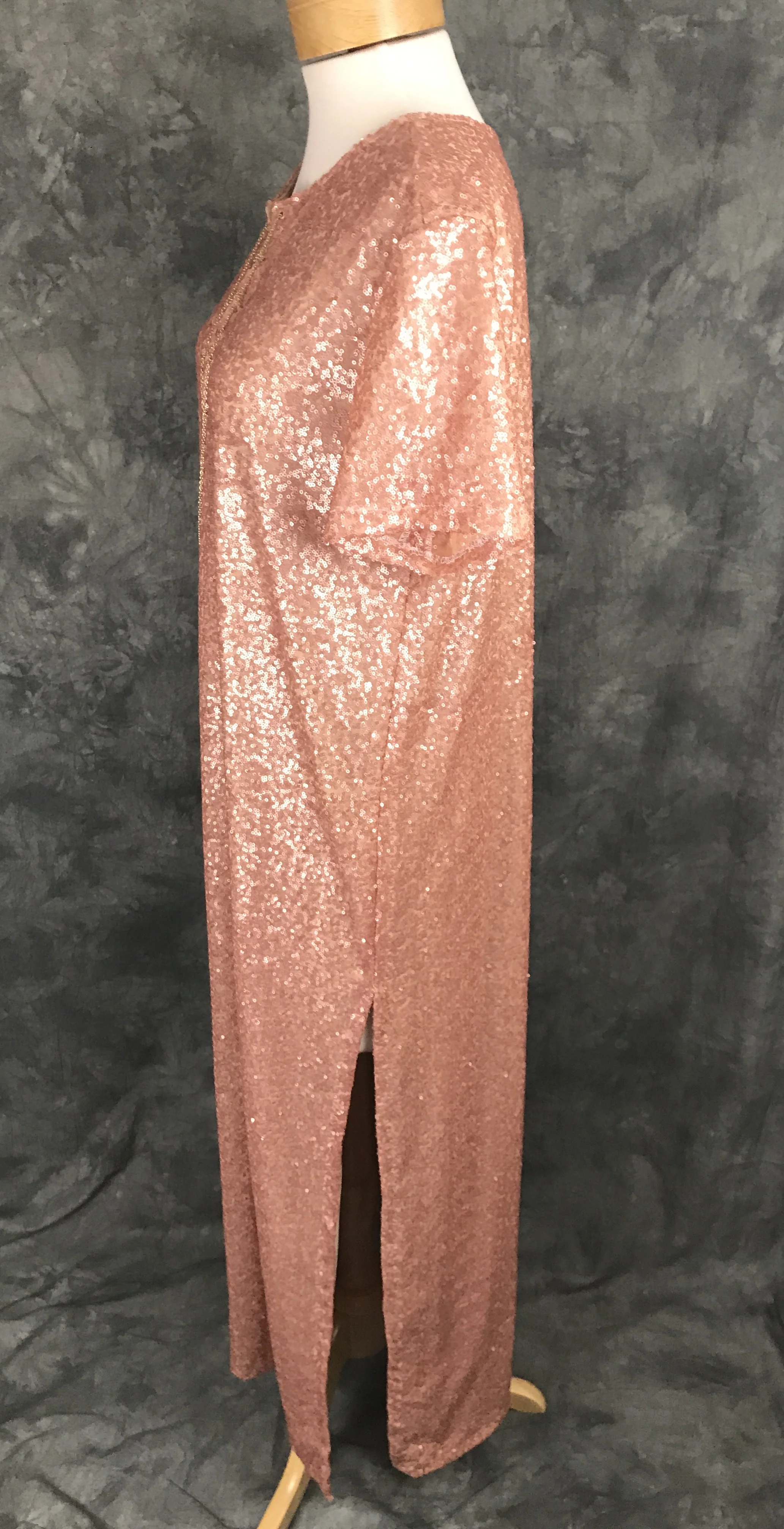 Rose Gold Sequin jennafergrace handmade Tunic Dress madeinusa californiaclothingline