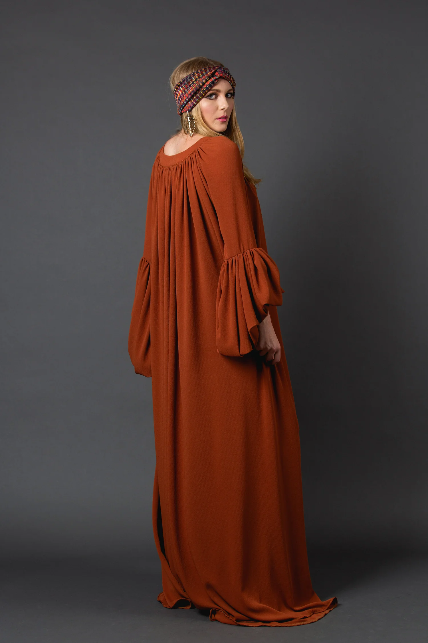 The Stardust jennafergrace handmade Dress with Bell Sleeves madeinusa californiaclothingline