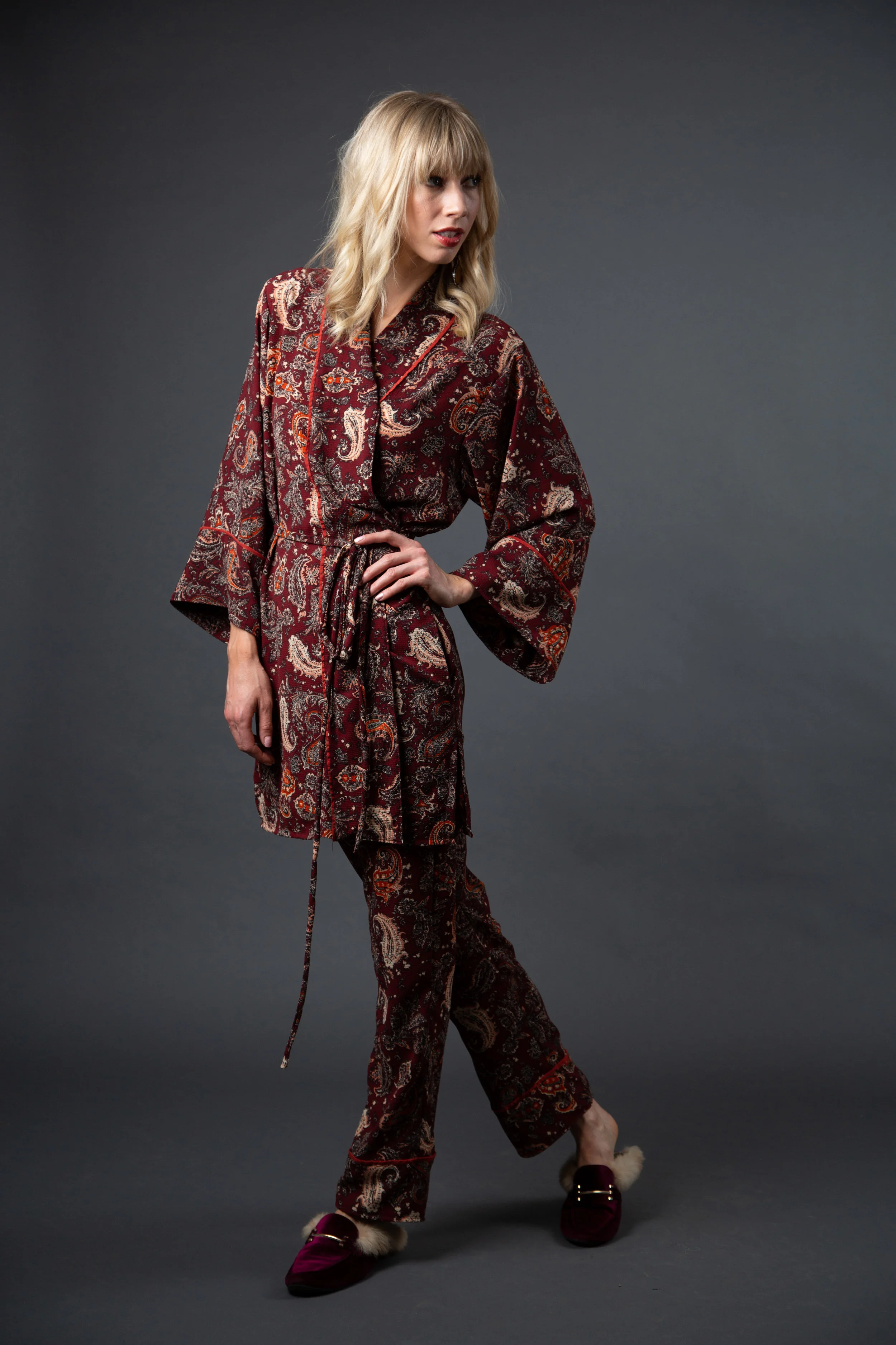scarlet paisley paglamas jennafergrace handmade