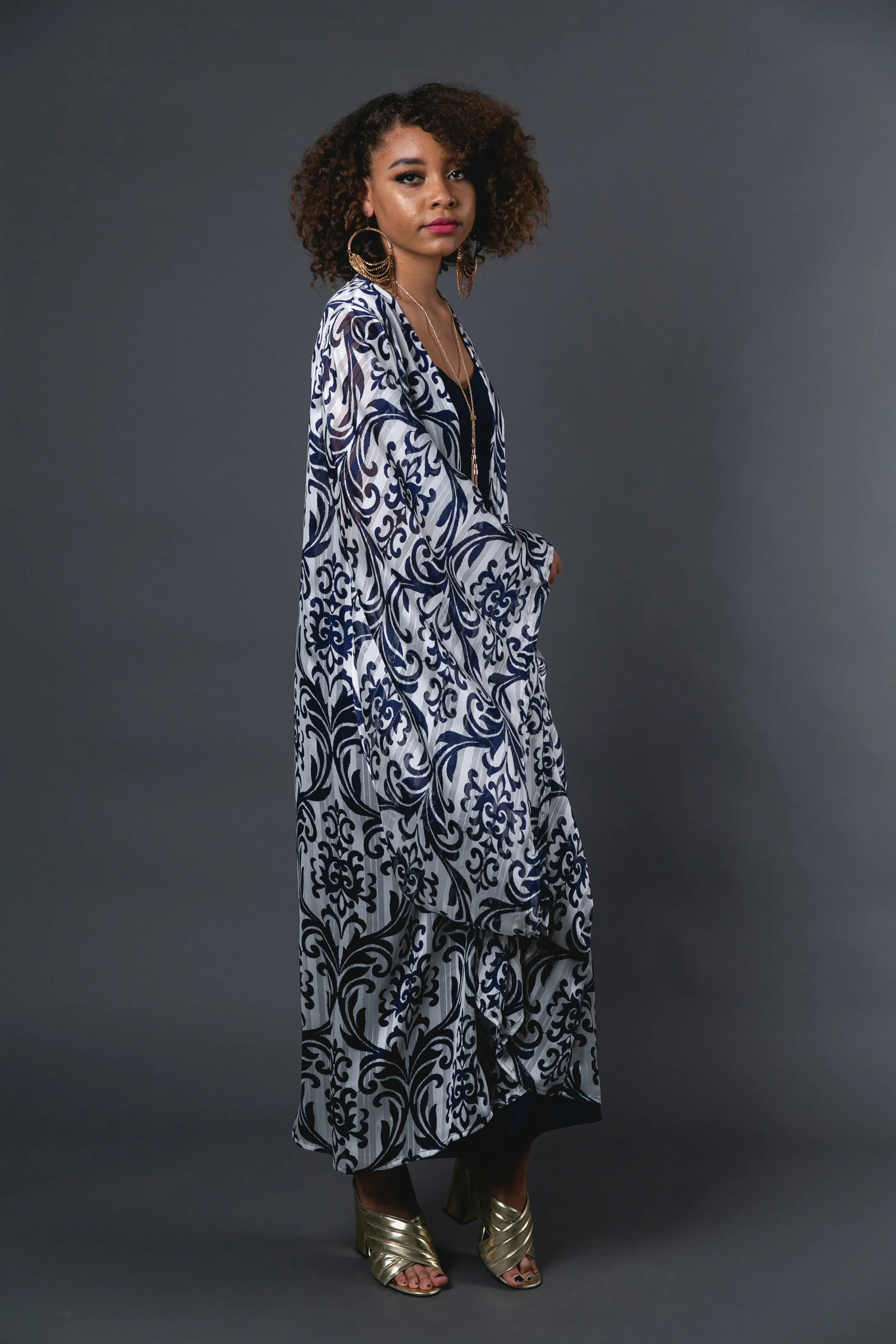 Versailles kimono wrapdress pockets jennafergrace handmade madeinusa