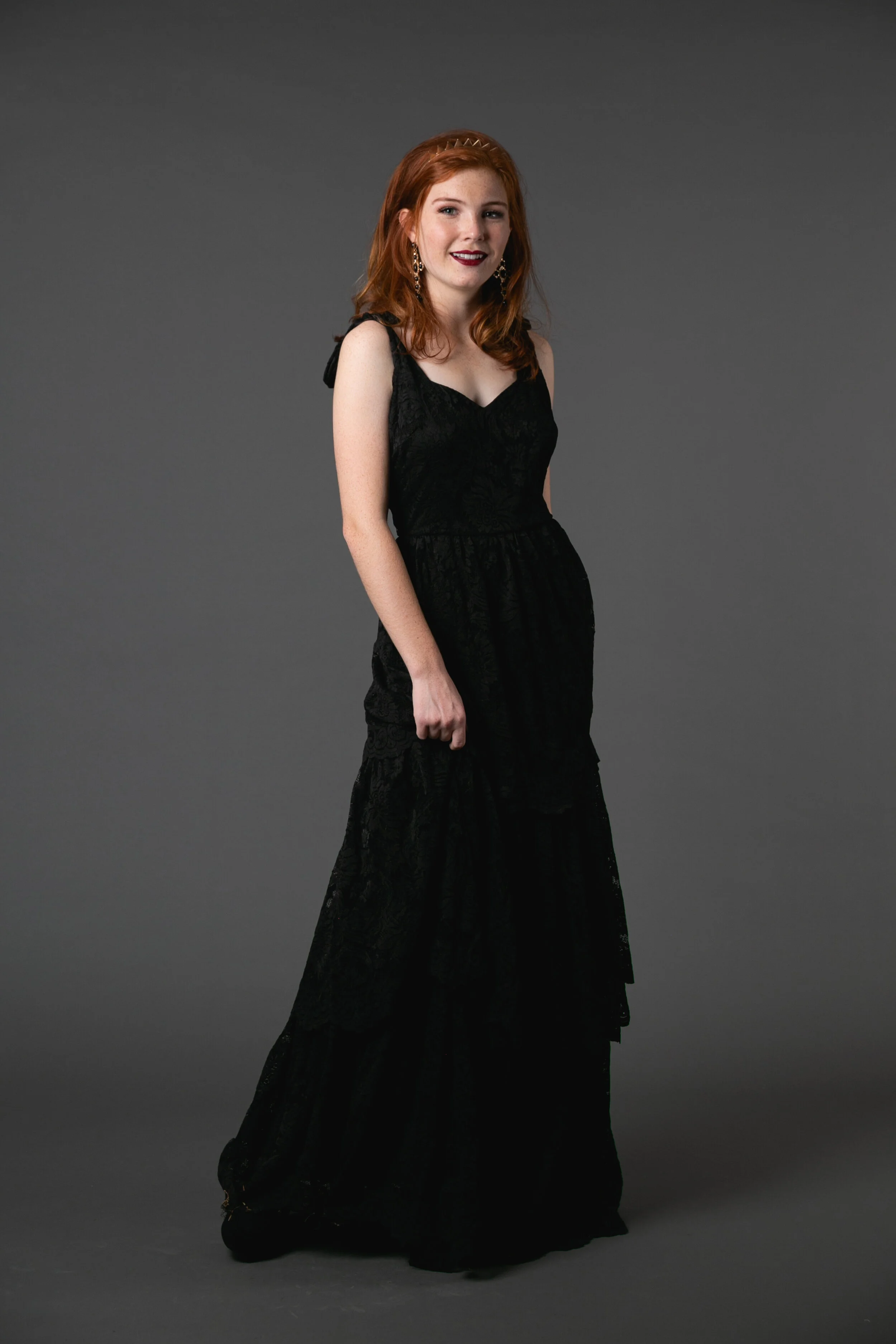 black lace dolce tier dress jennafergrace handmade adjustable