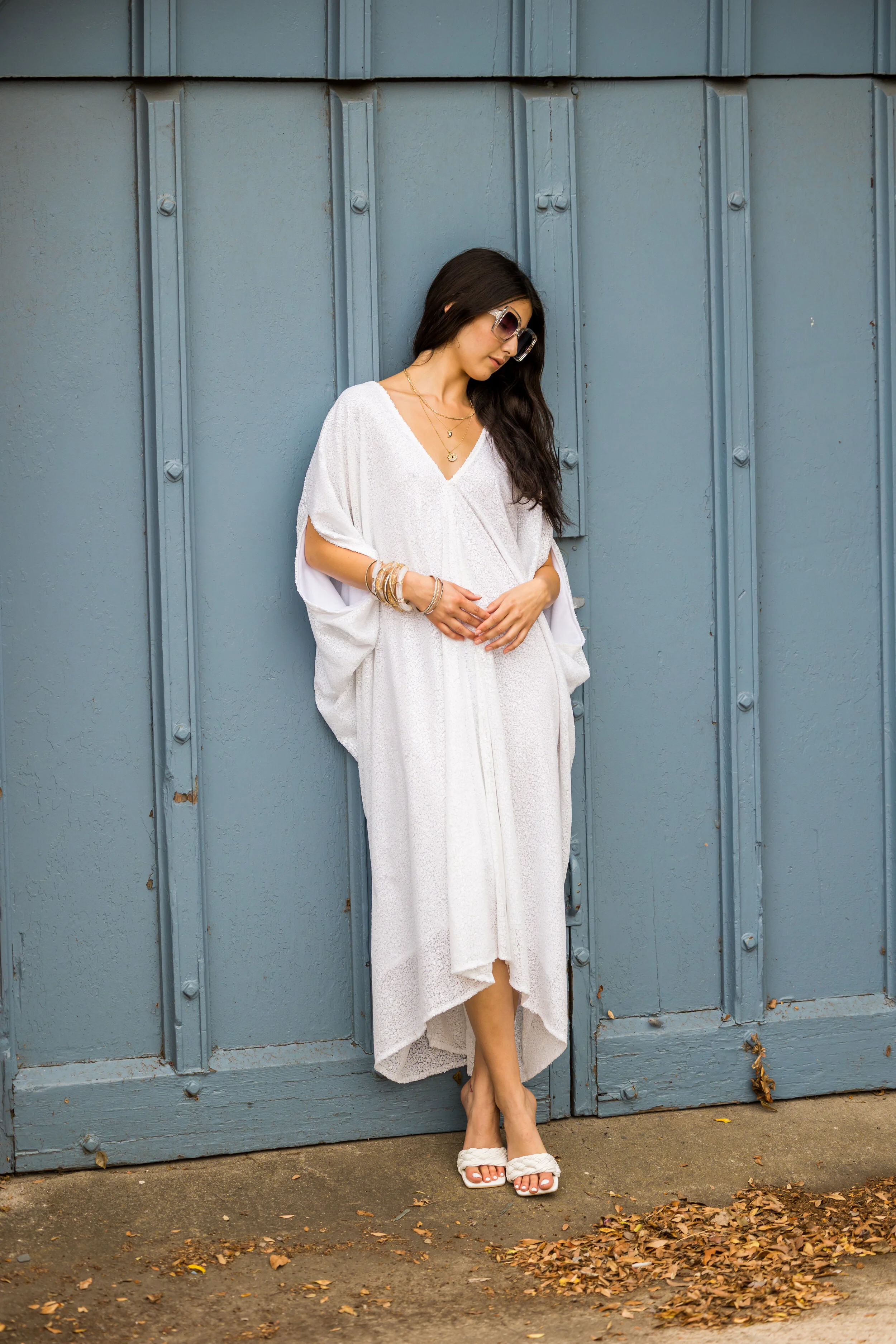 white caftans