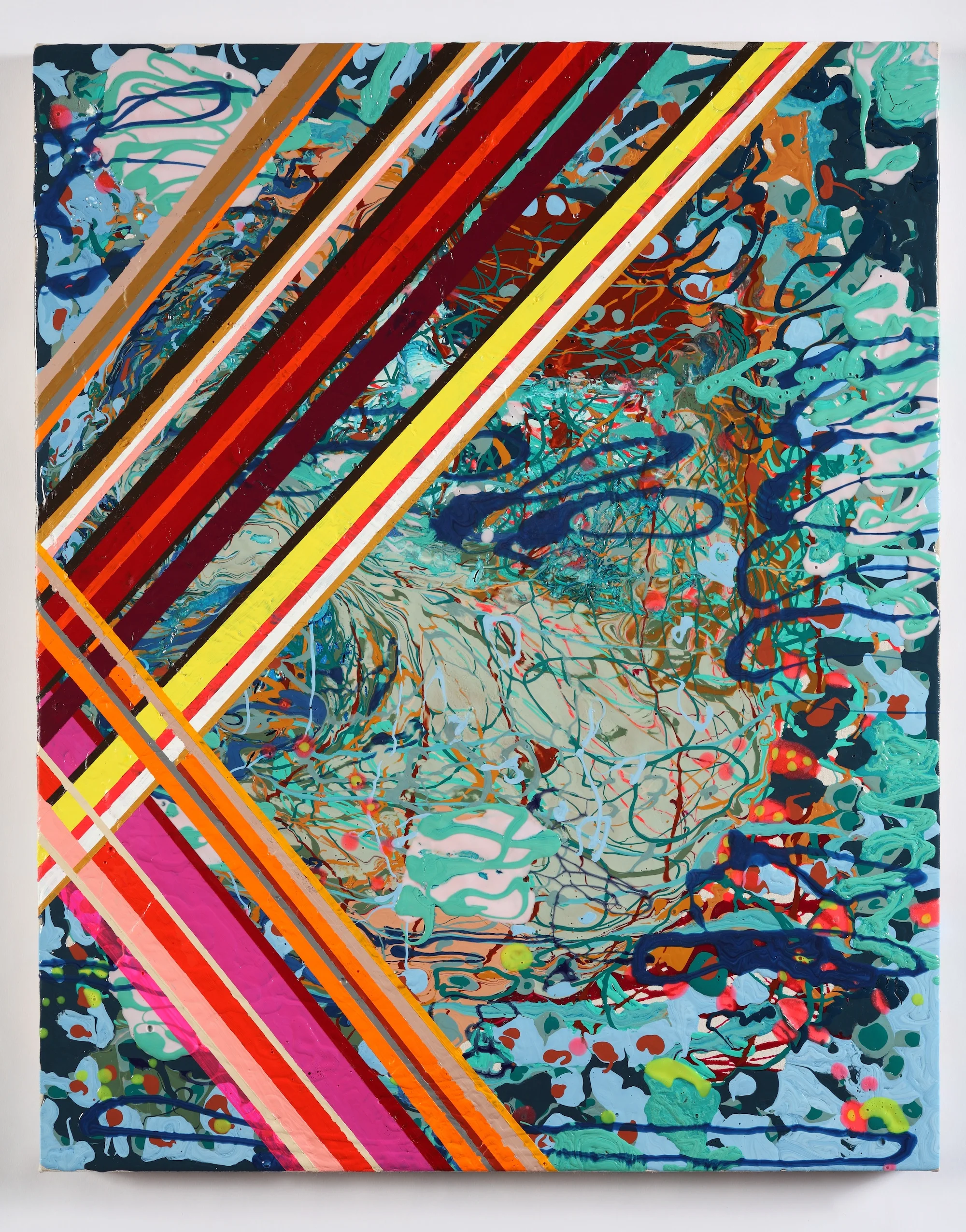 Liquid Darling / 2012 / Acrylic on Canvas / 24 x 30 in / Lamb Family Collection