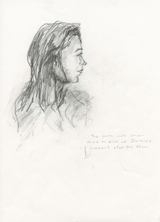 Darlene's Husband / 2013 / Pencil on Paper / 9 x 12 in