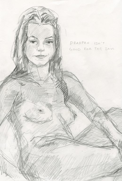 Deadpan / 2012 / Pencil on Paper / 9 x 12 in