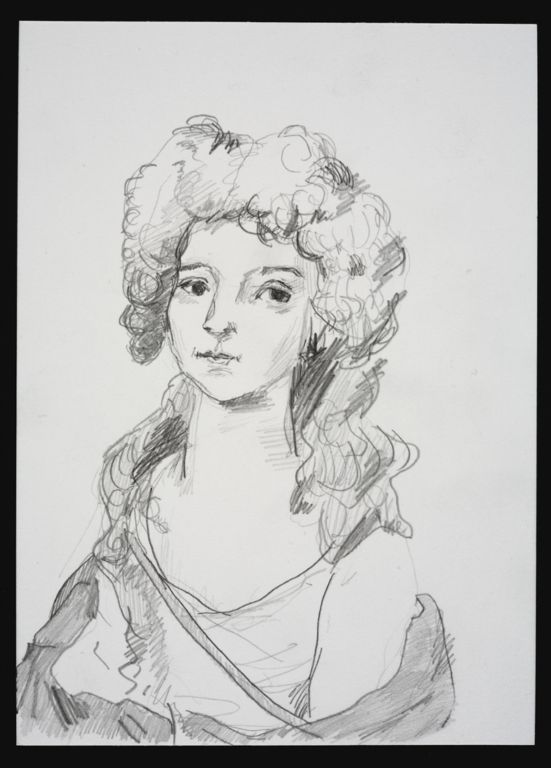 Petal / 2009 / 5 x 7in / Pencil on Paper