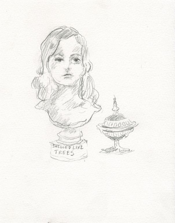 Smelled Like Trees / 2011 / Pencil on Paper / 6 x 6 in