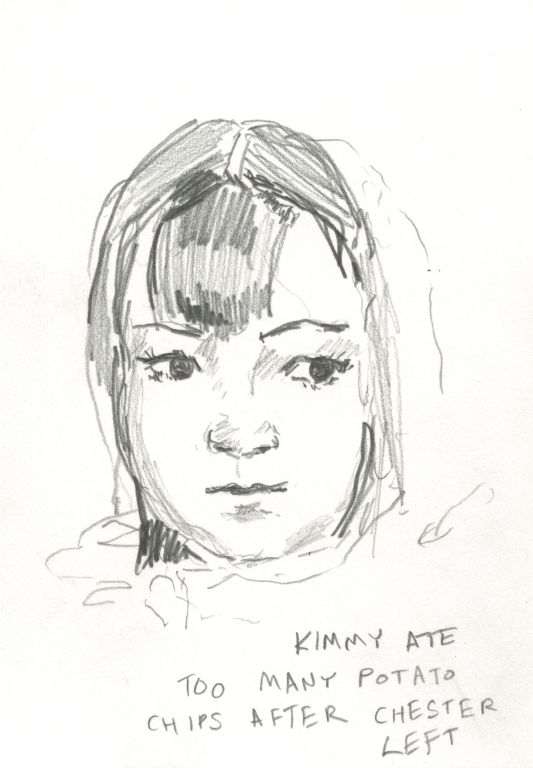 Kimmy Drawing / 2013 / Pencil on Paper / 5 x 7 in